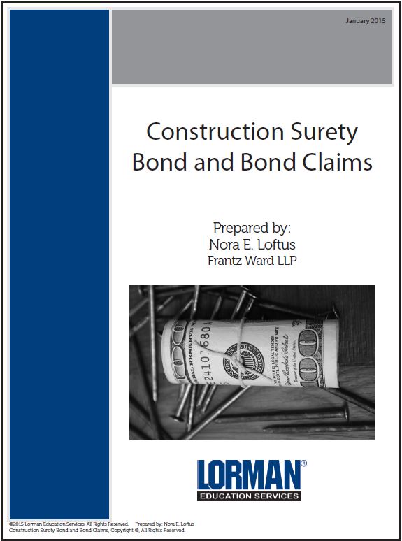 Construction Surety Bond and Bond Claims