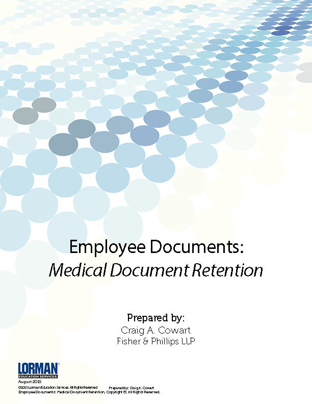 Employee Documents: Medical Document Retention