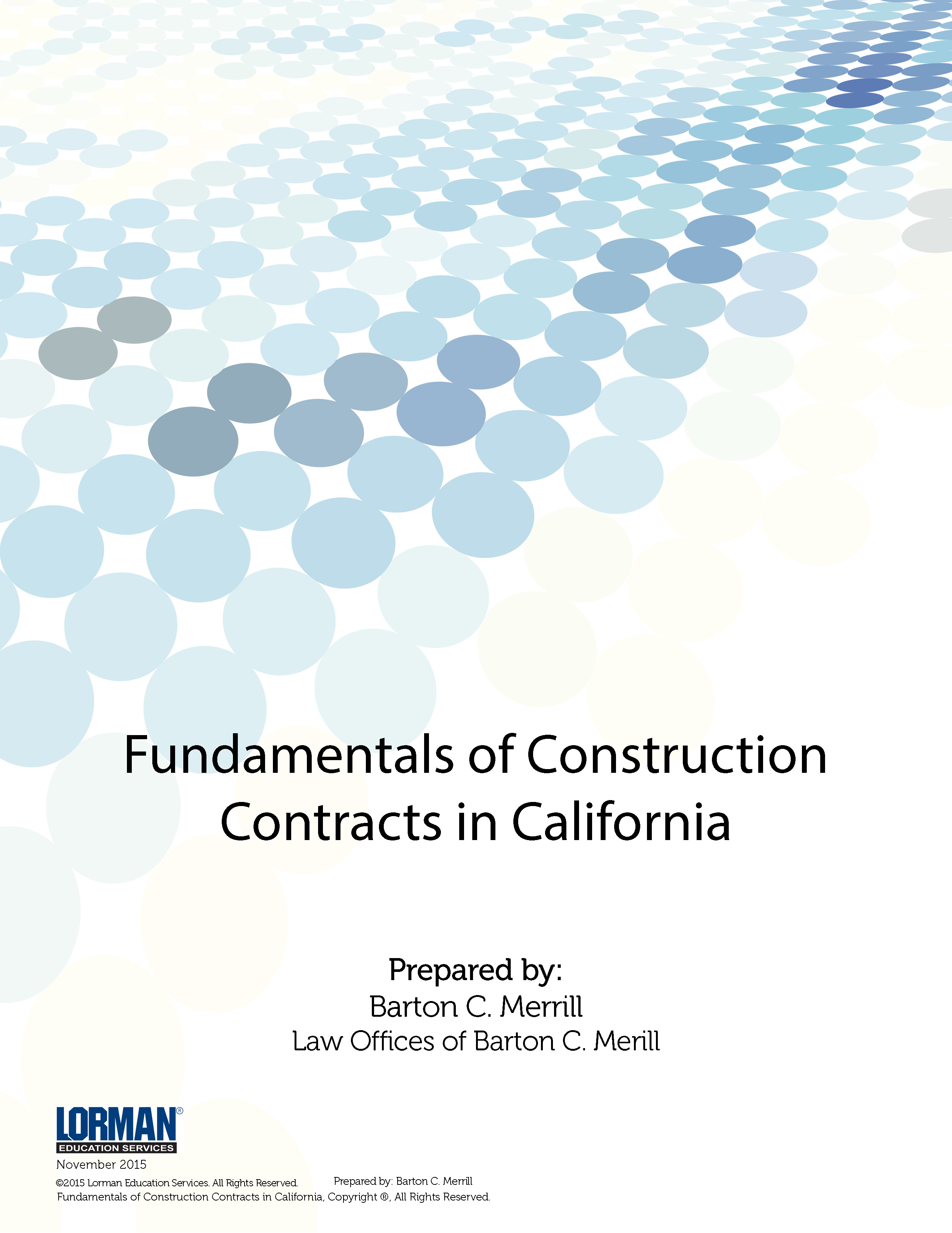 Fundamentals of Construction Contracts in California