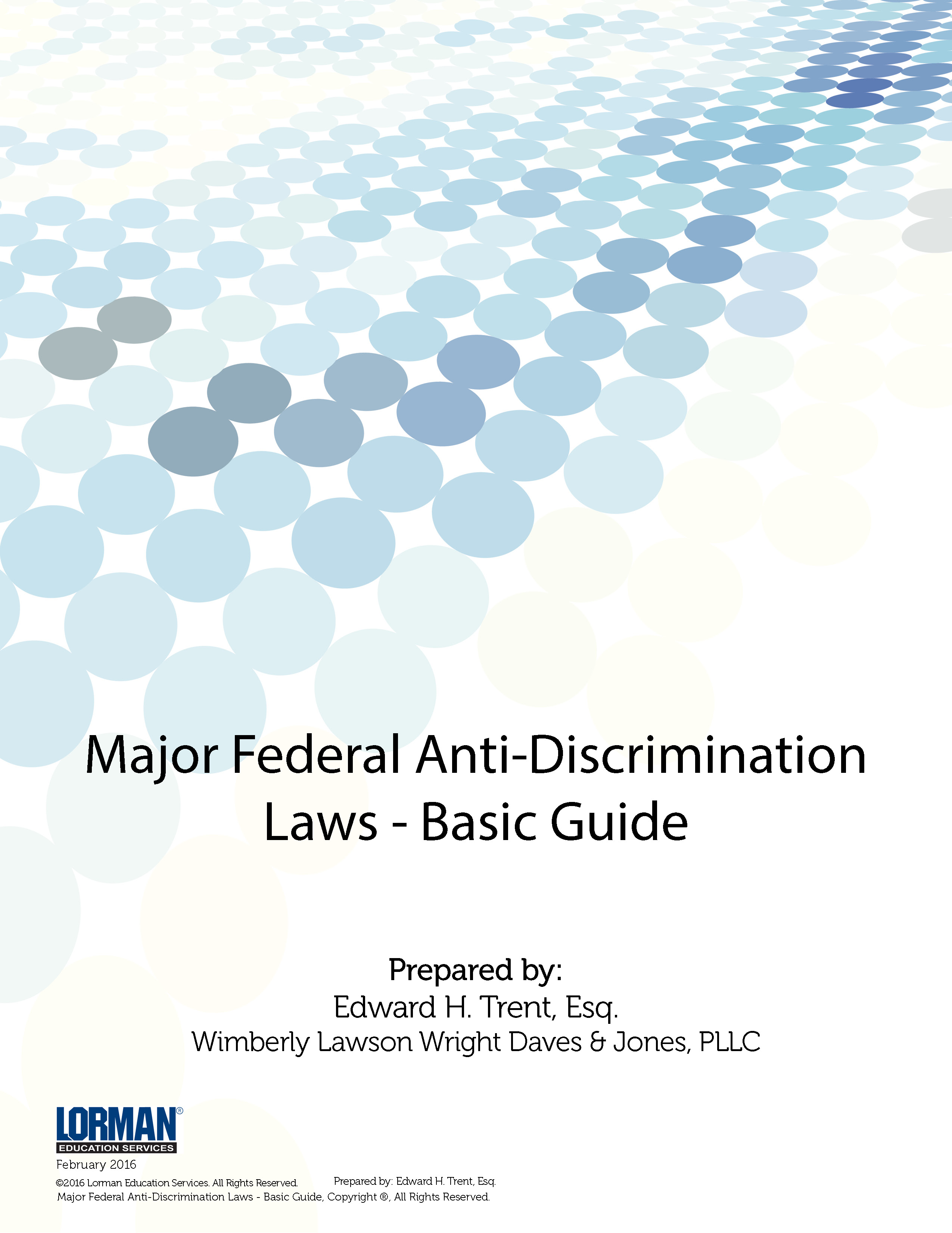 Major Federal Anti-Discrimination Laws - Basic Guide