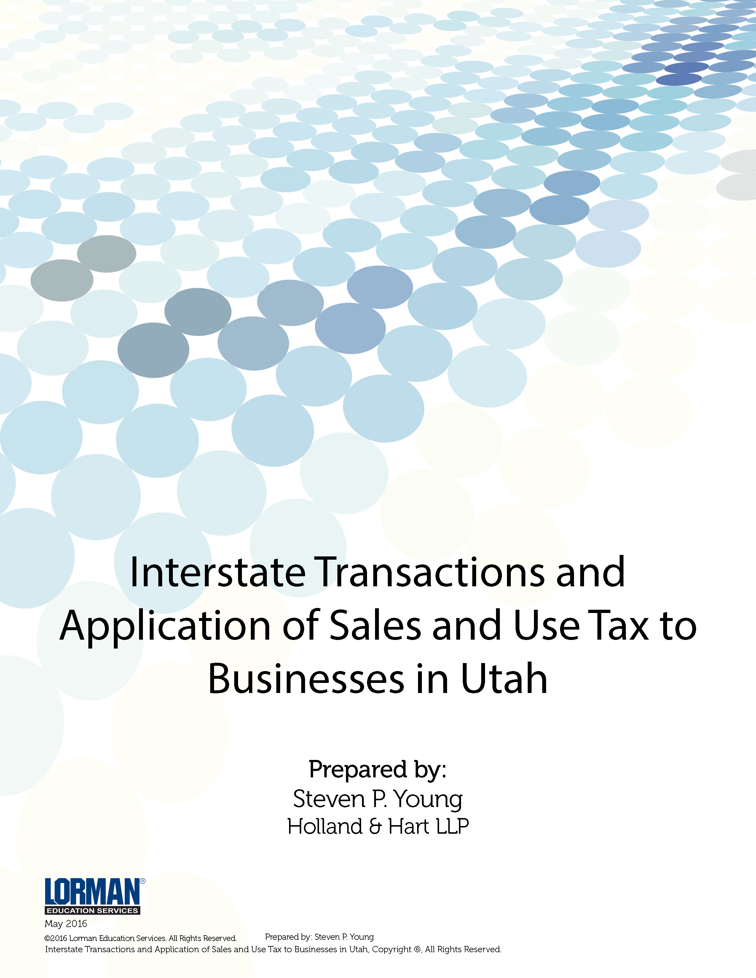 Interstate Transactions and Application of Sales and Use Tax to Businesses in Utah