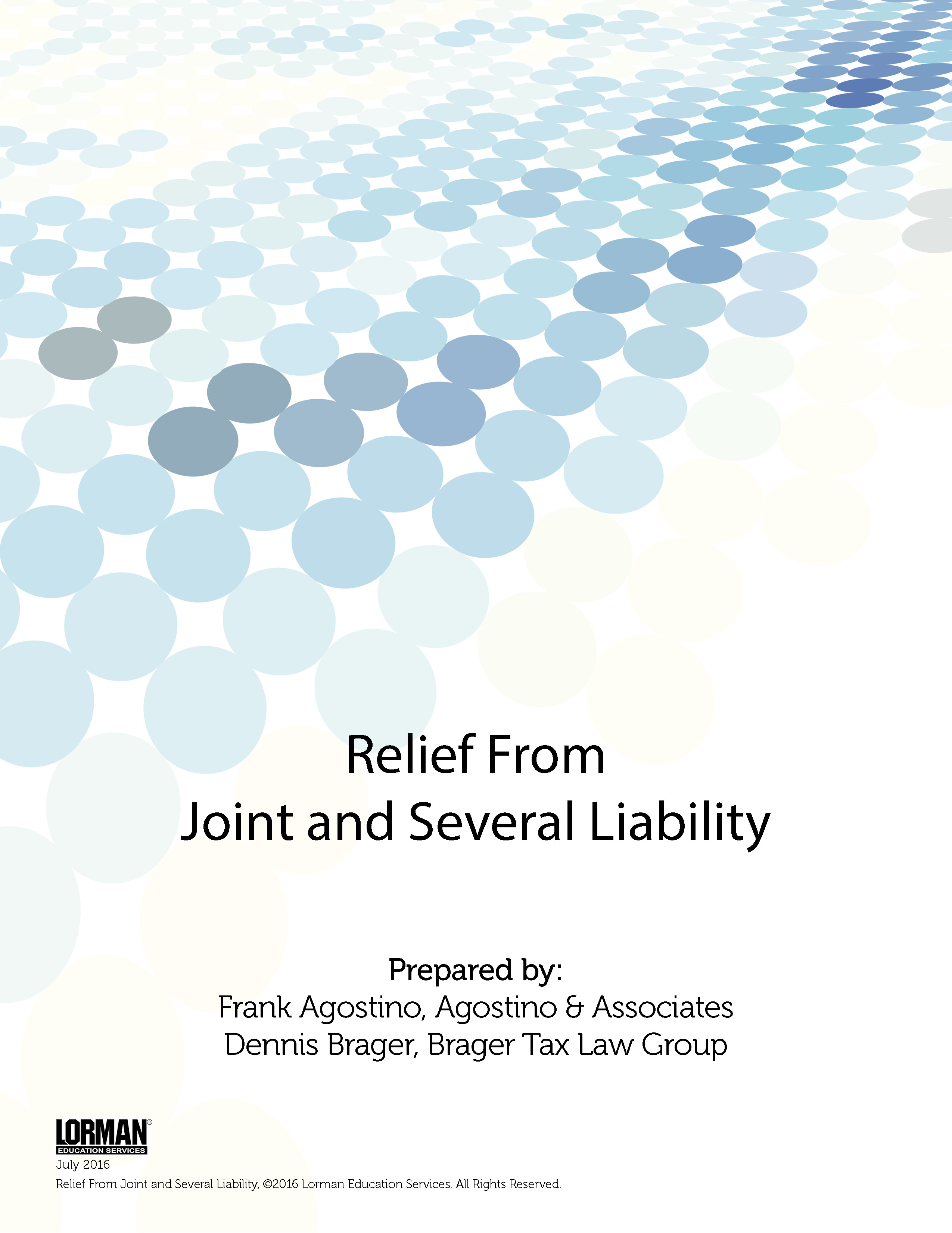 Relief From Joint and Several Liability