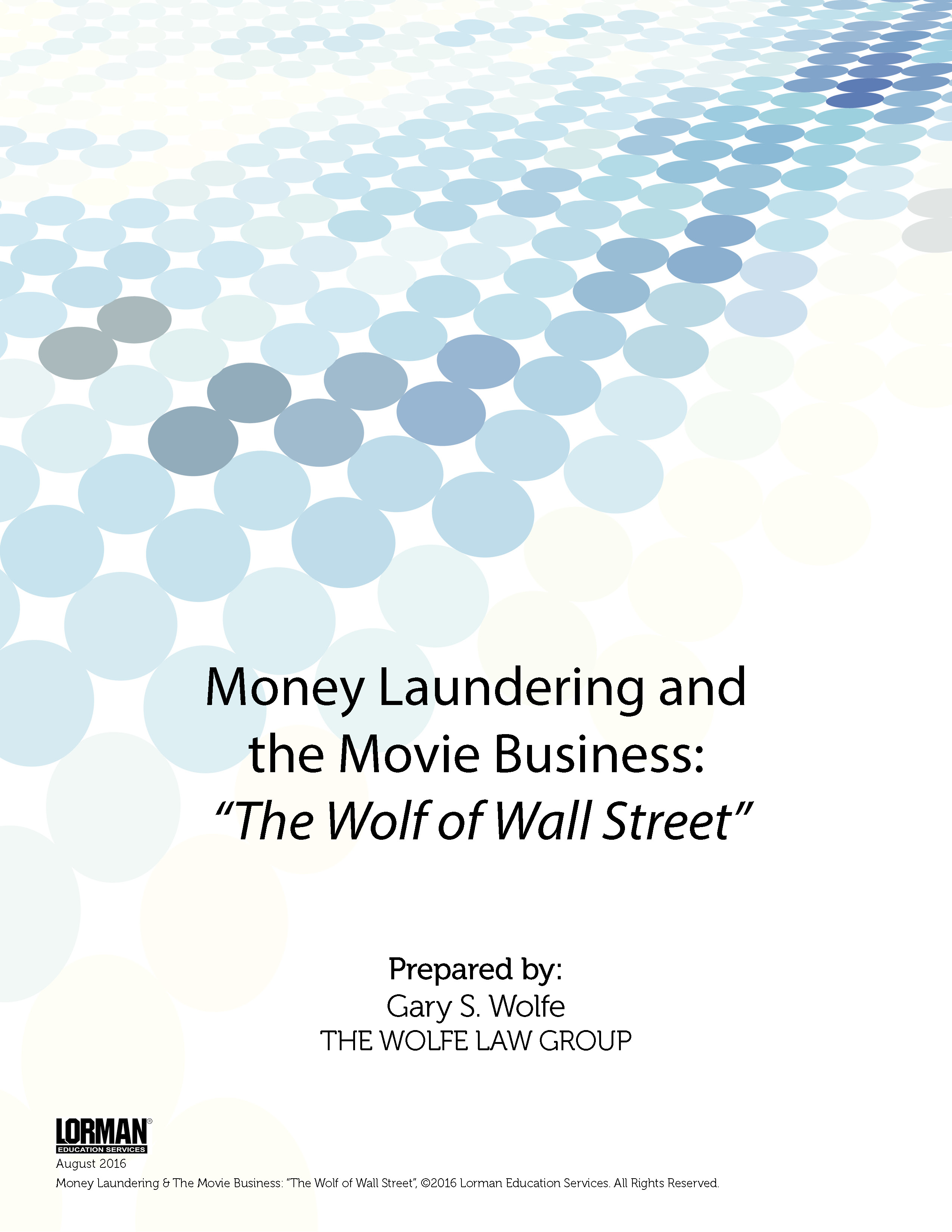 Money Laundering & The Movie Business - The Wolf of Wall Street