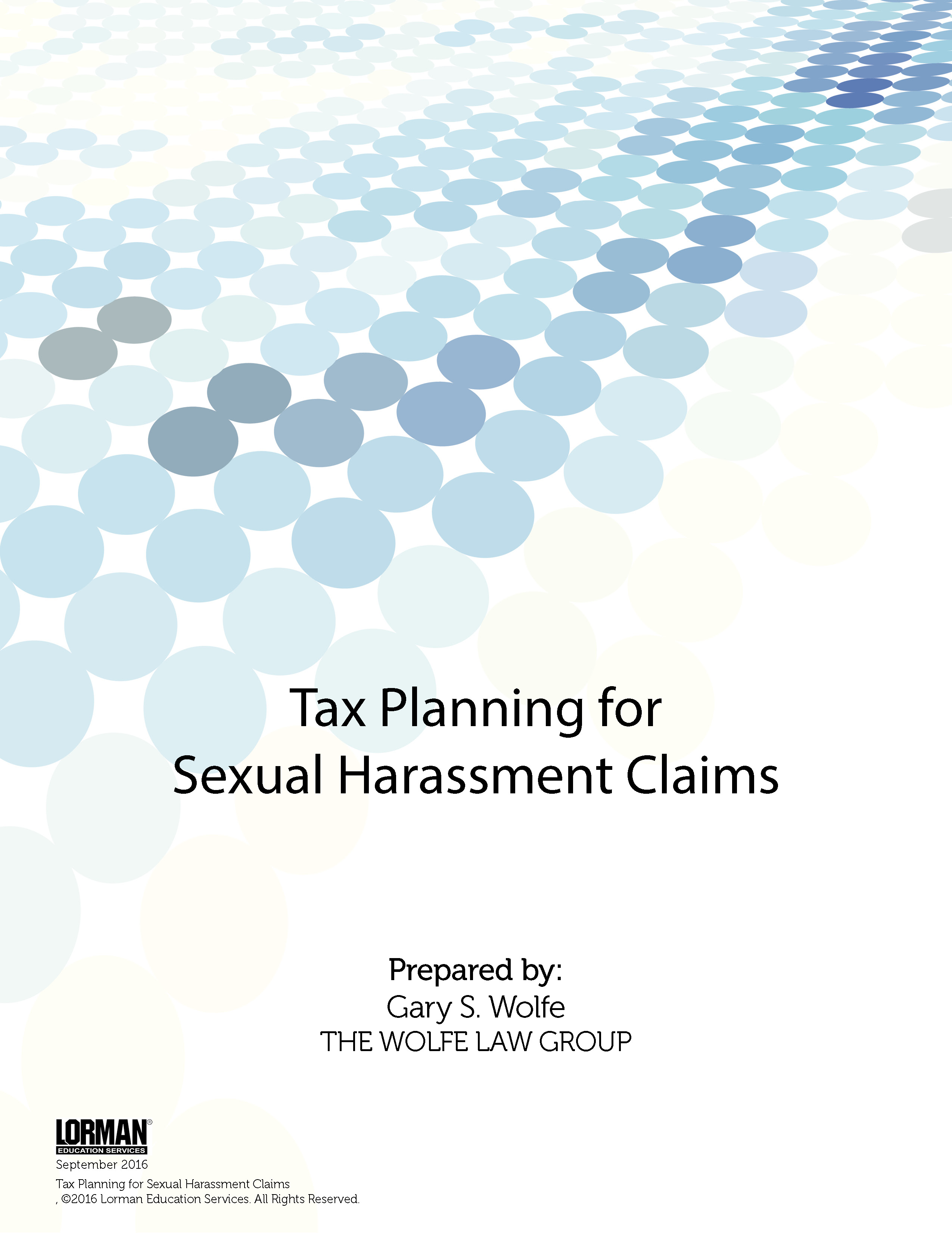 Tax Planning for Sexual Harassment Claims