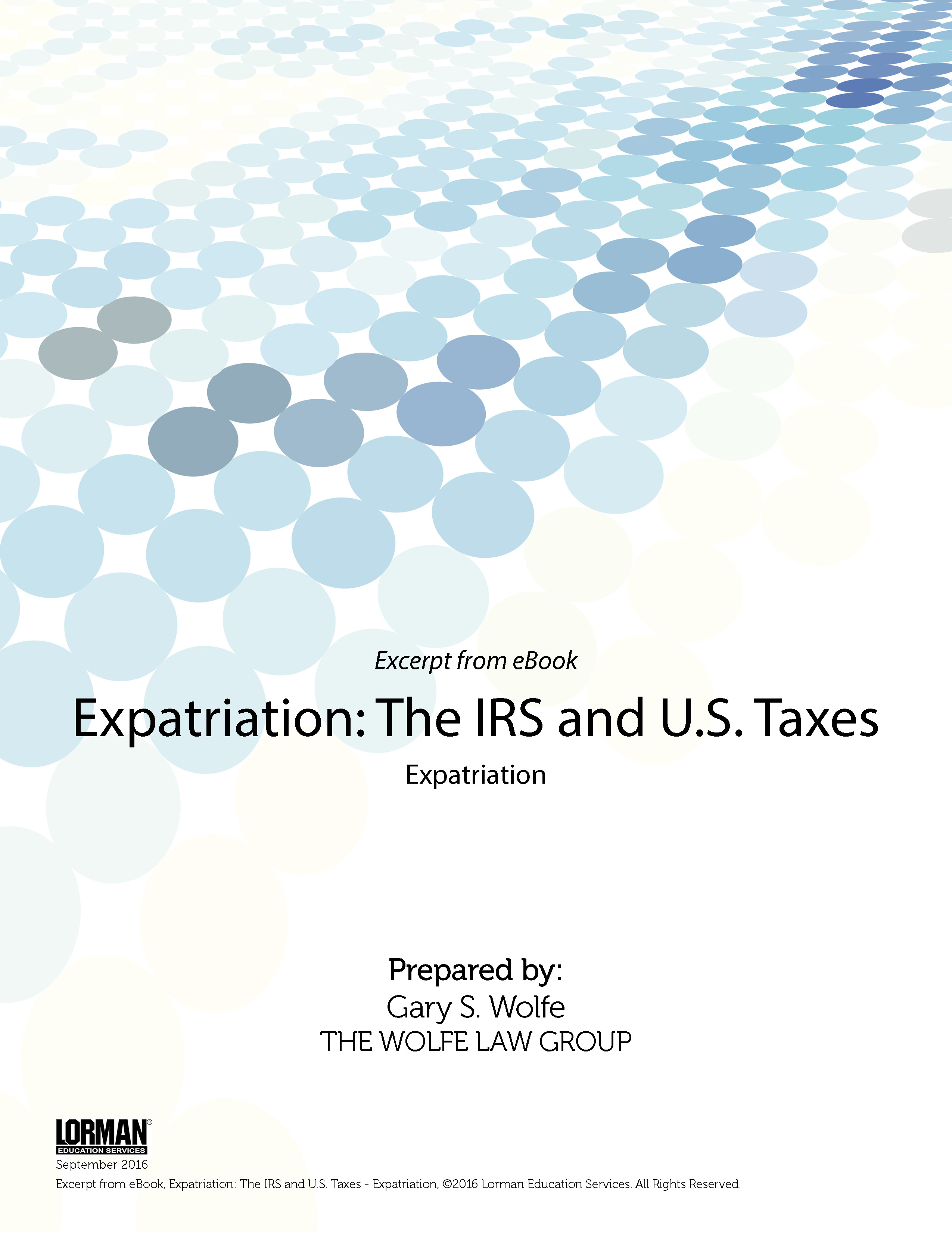 Expatriation - The IRS and U.S. Taxes - Expatriation