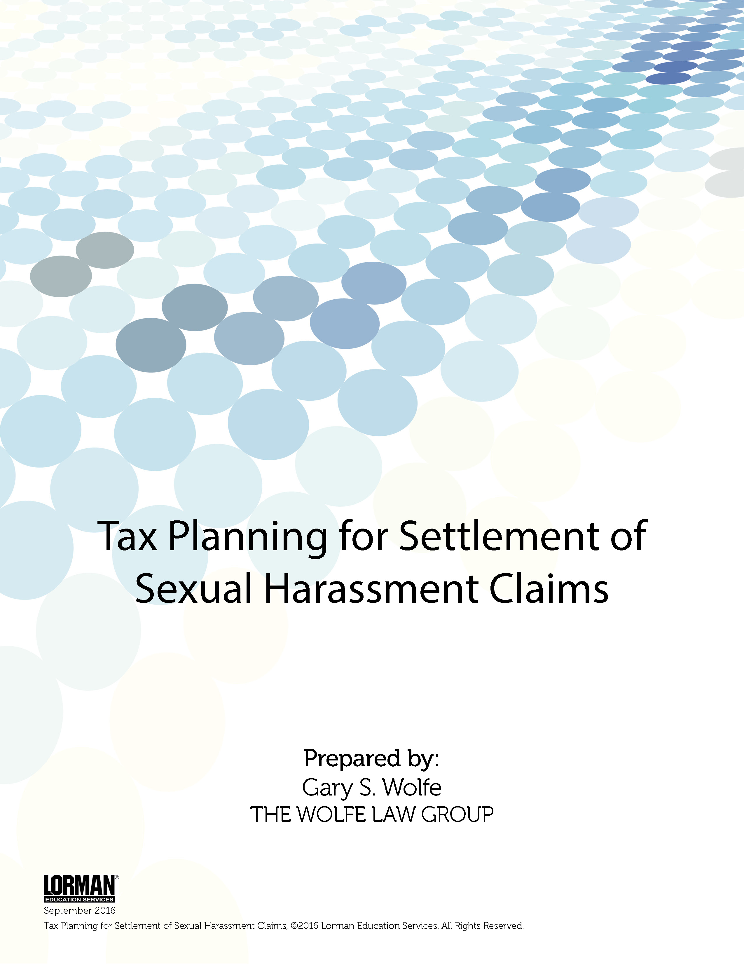 Tax Planning for Settlement of Sexual Harassment Claims