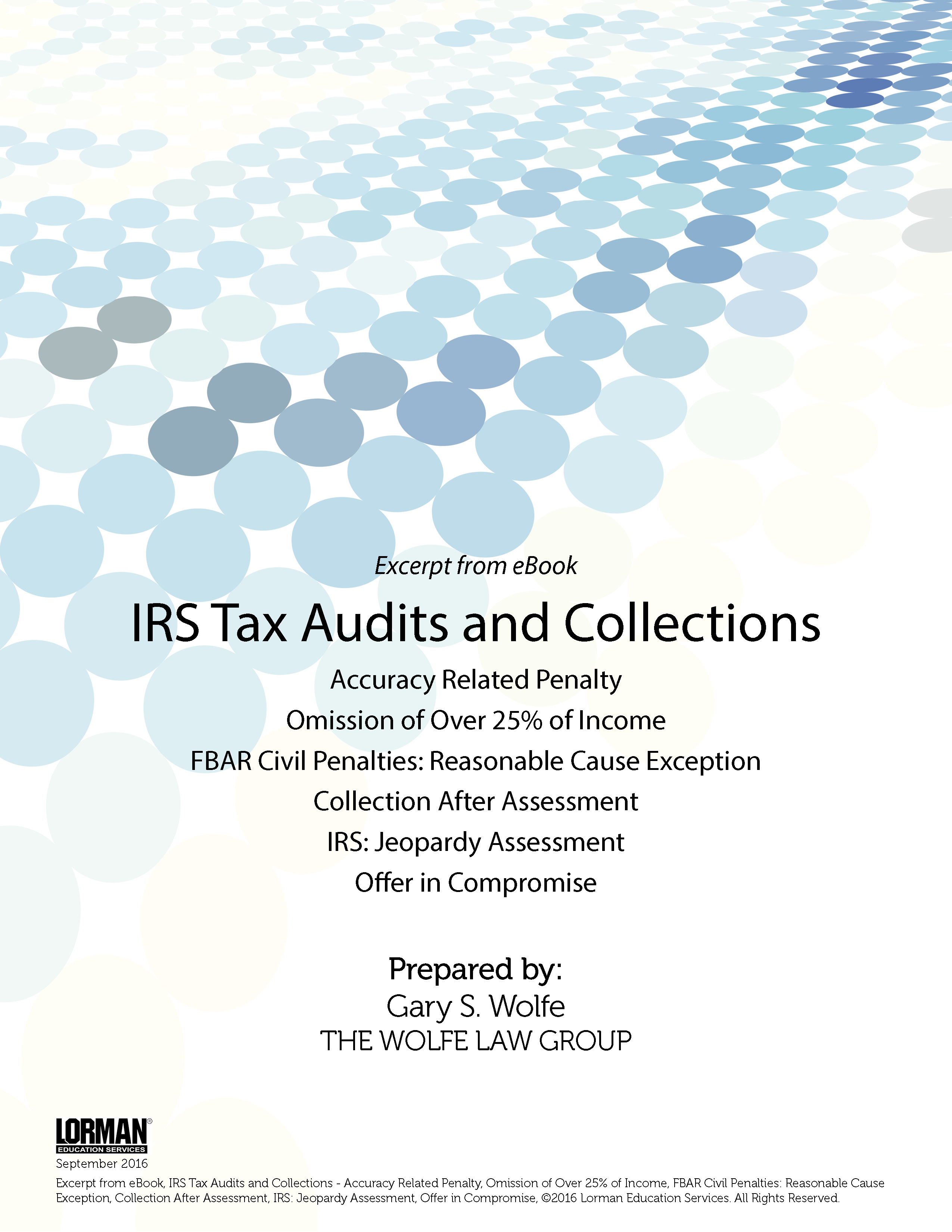 IRS Tax Audits and Collections: Accuracy Related Penalty, FBAR Civil Penalties