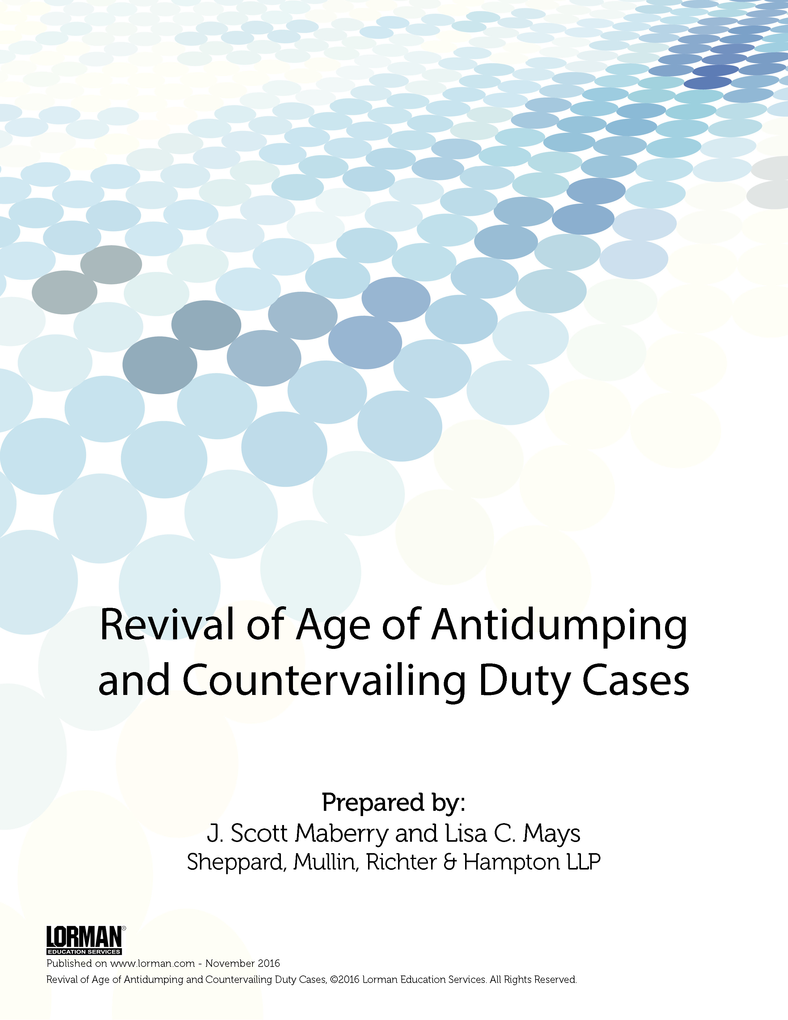 Revival of Age of Antidumping and Countervailing Duty Cases