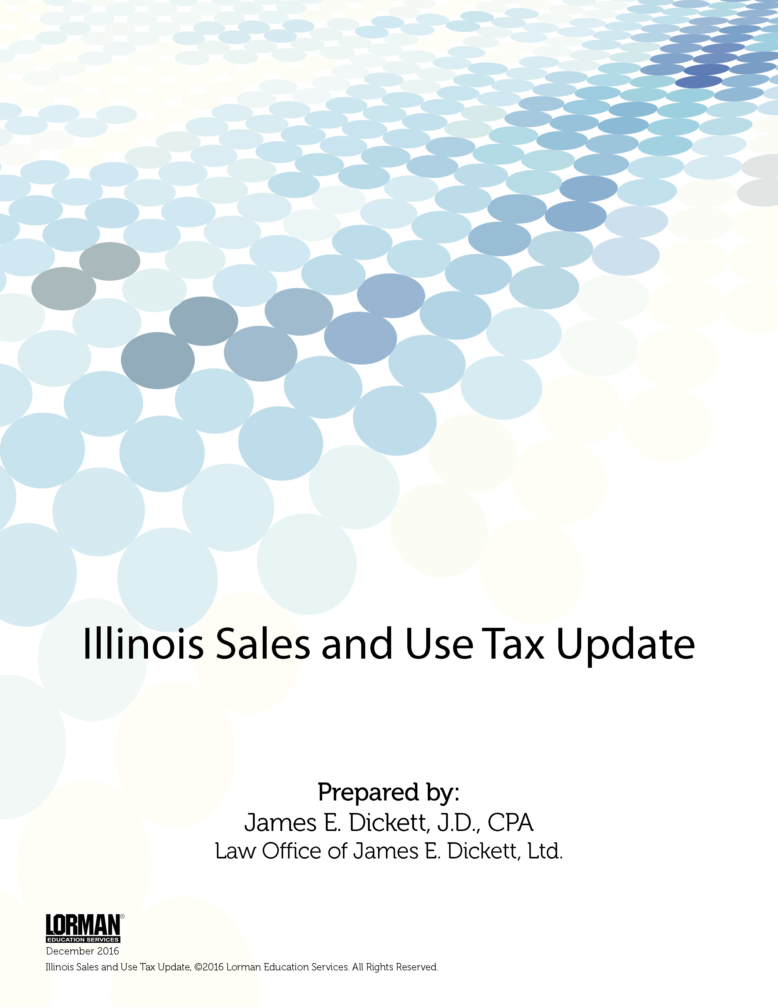 Illinois Sales and Use Tax Update
