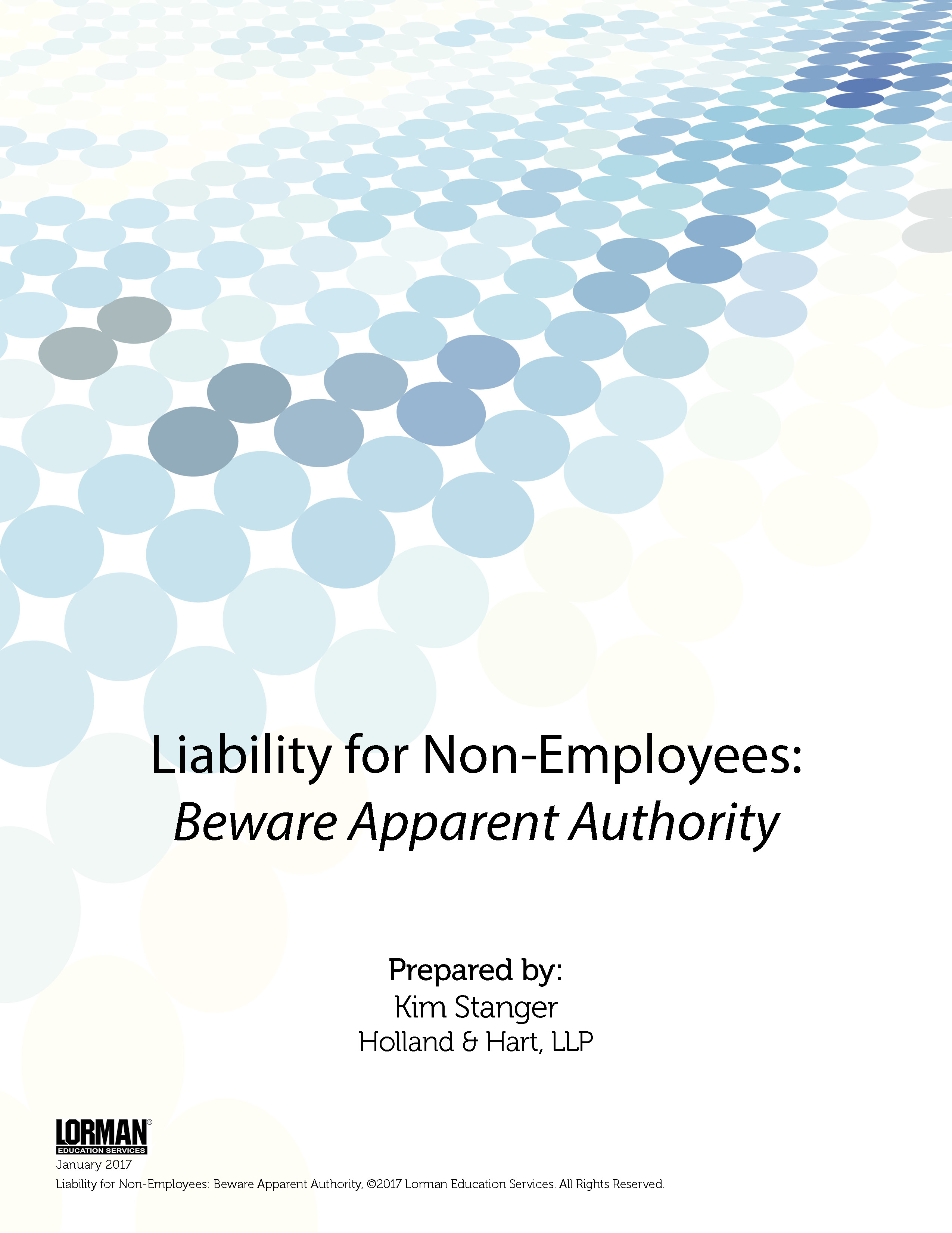 Liability for Non-Employees - Beware Apparent Authority
