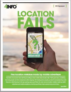 Five Location Mistakes Made by Mobile Advertisers
