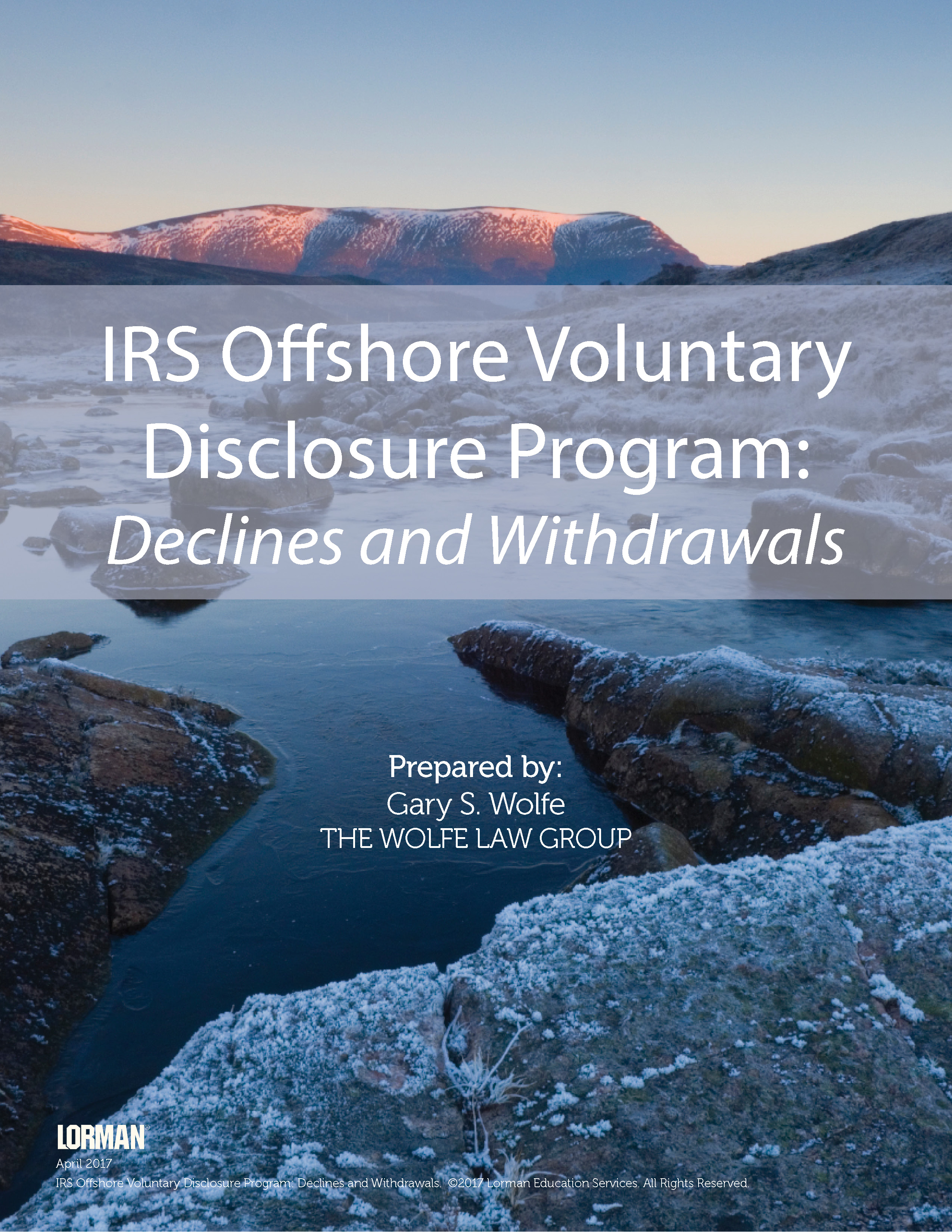 IRS Offshore Voluntary Disclosure Program: Declines and Withdrawals