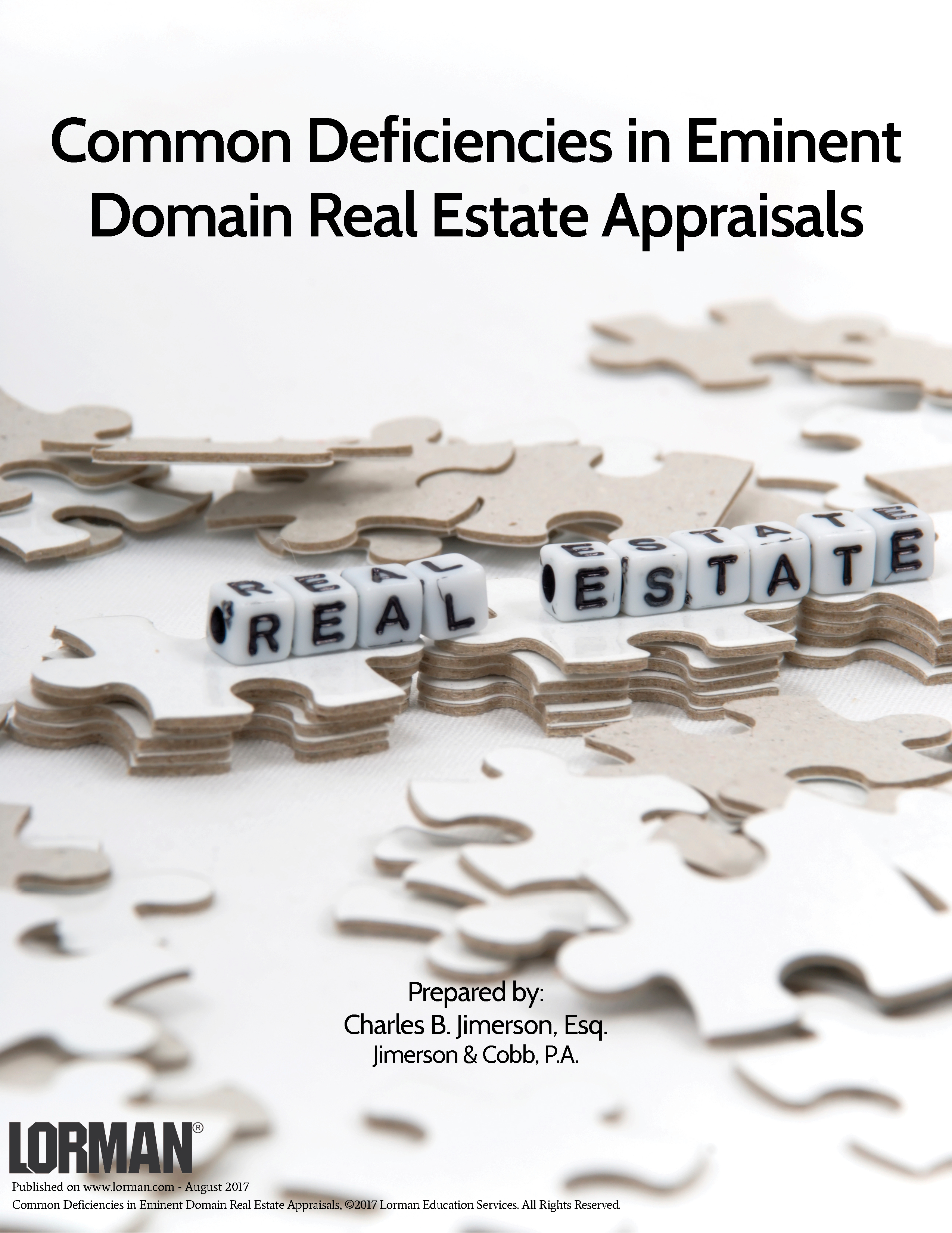 Common Deficiencies in Eminent Domain Real Estate Appraisals