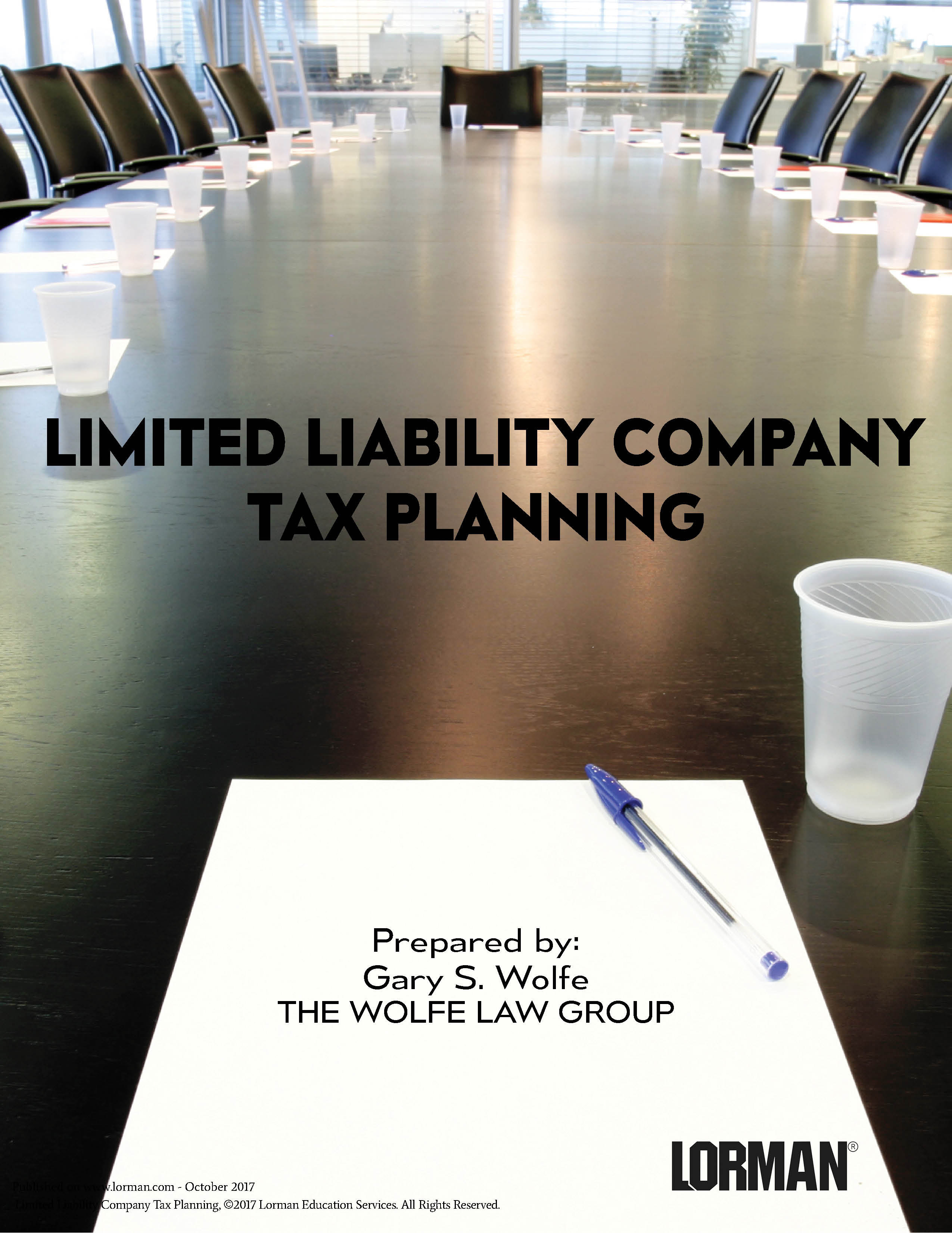 Limited Liability Company Tax Planning