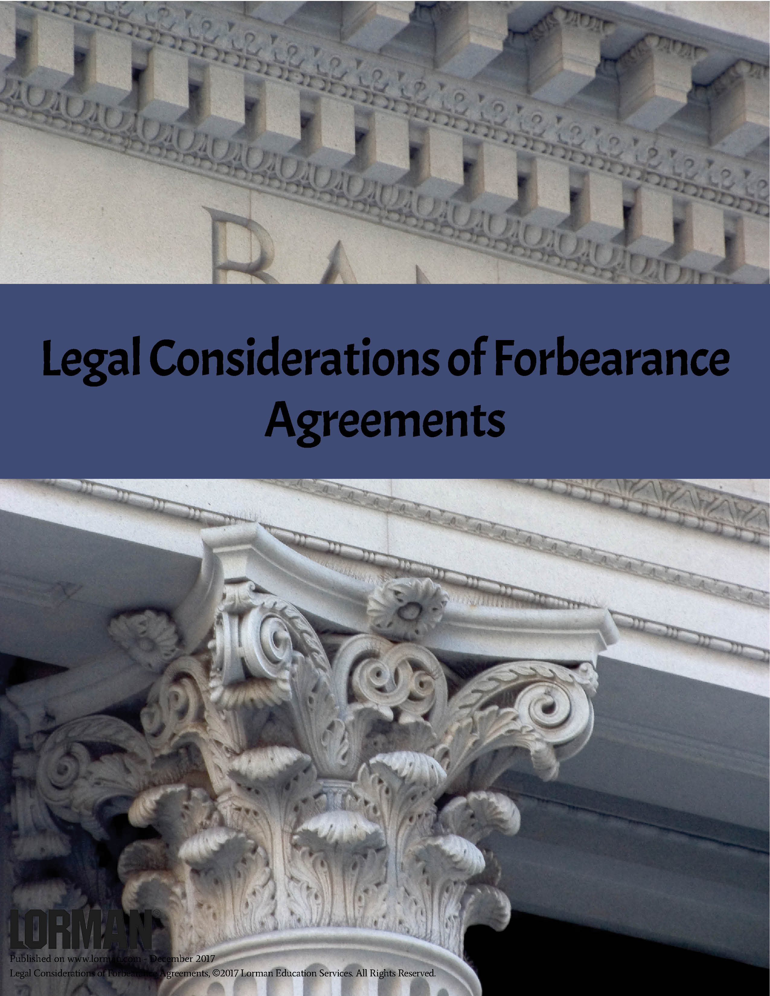 Legal Considerations of Forbearance Agreements