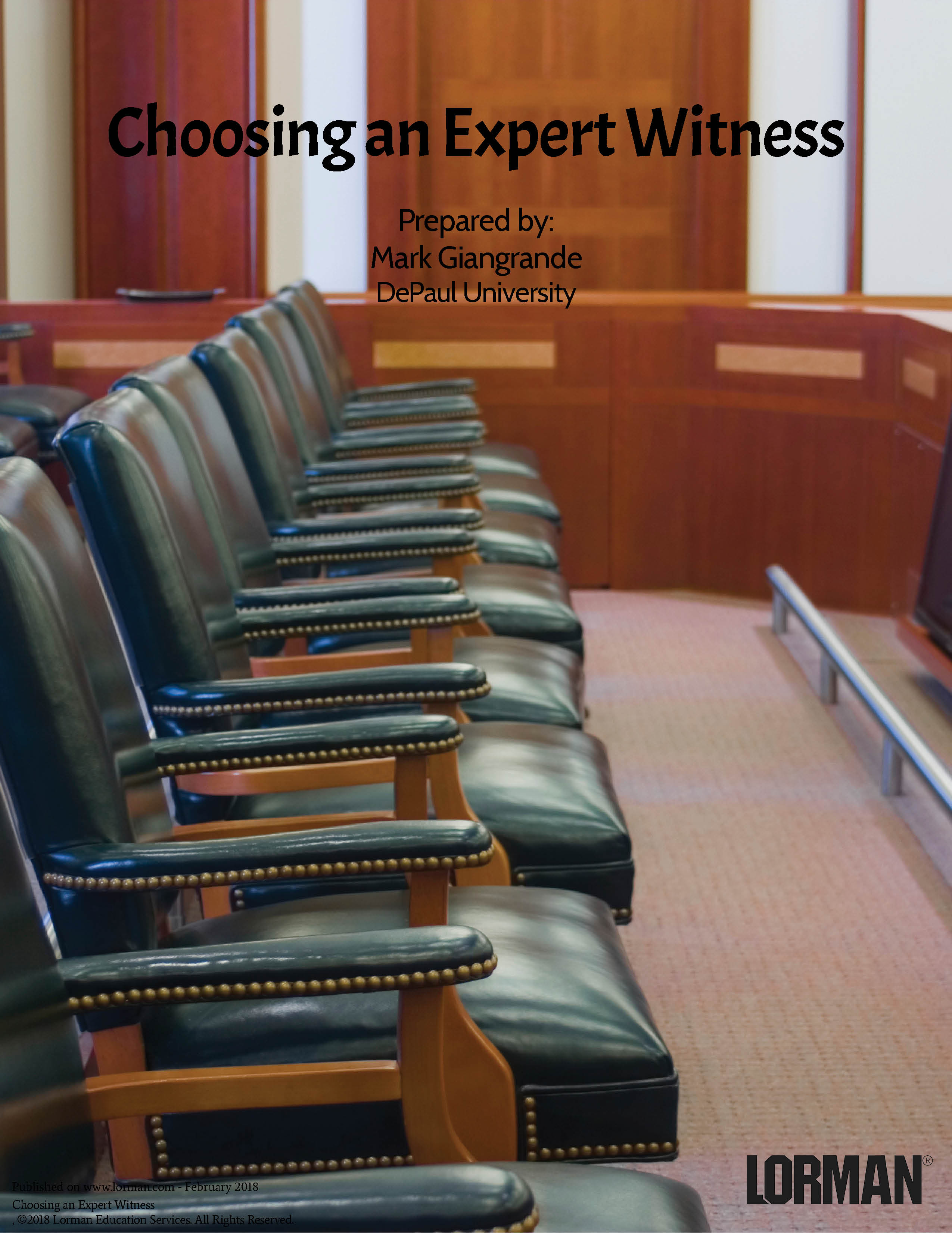 Choosing an Expert Witness
