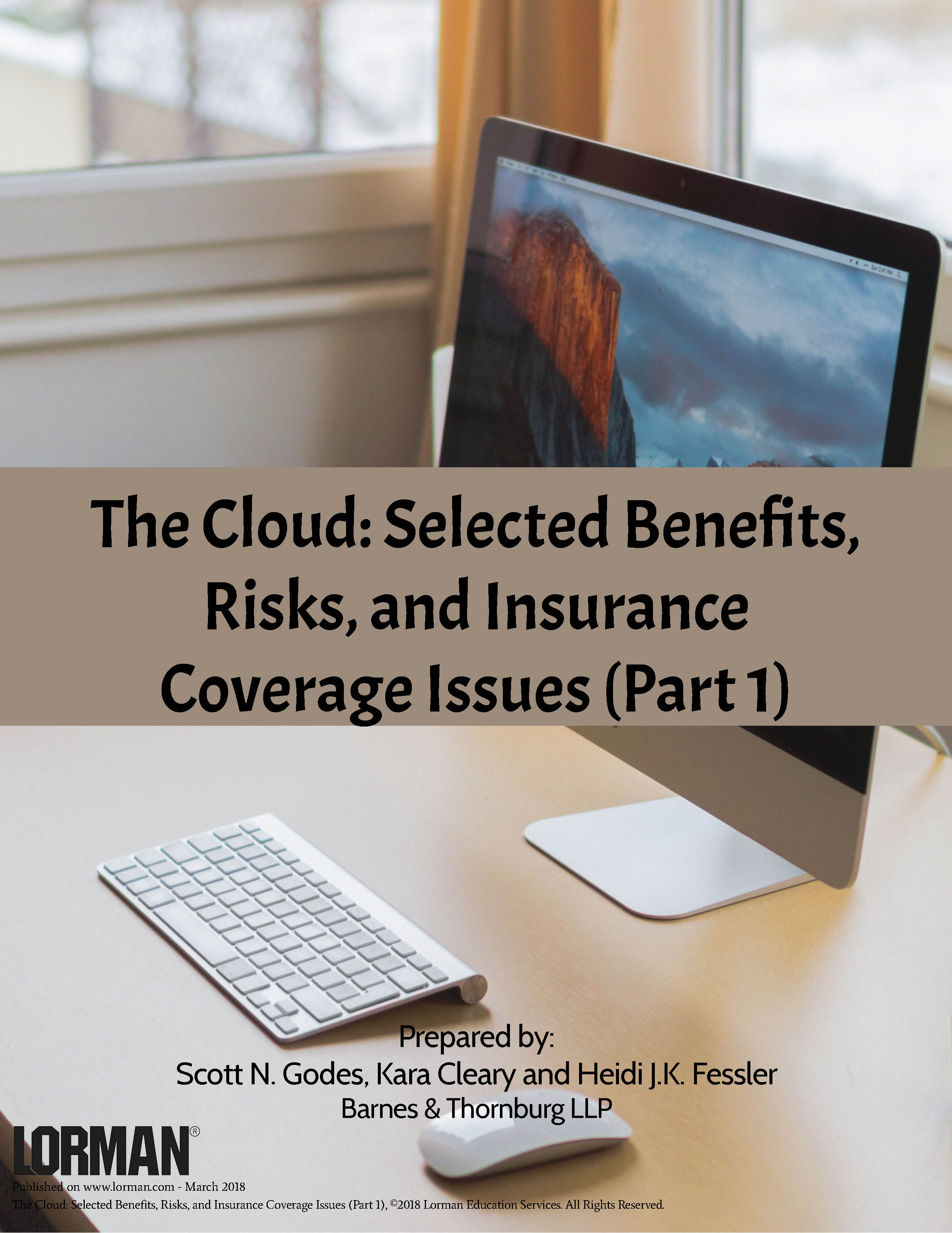 The Cloud: Selected Benefits, Risks, and Insurance Coverage Issues (Part 1)