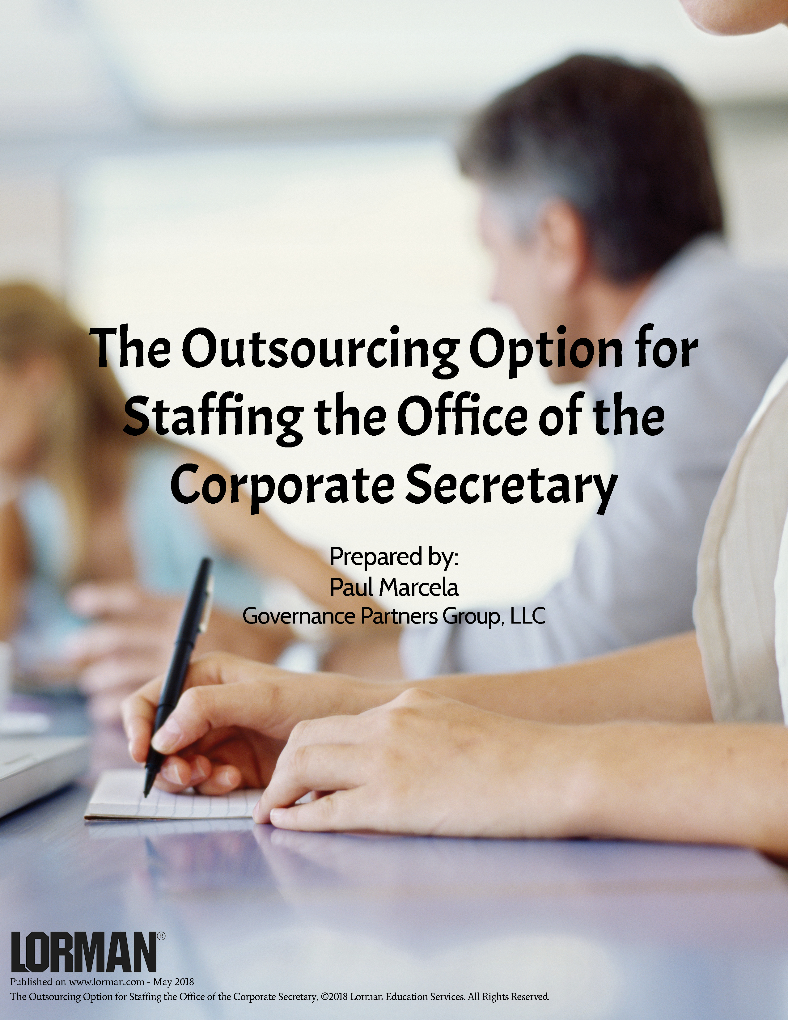 The Outsourcing Option for Staffing the Office of the Corporate Secretary