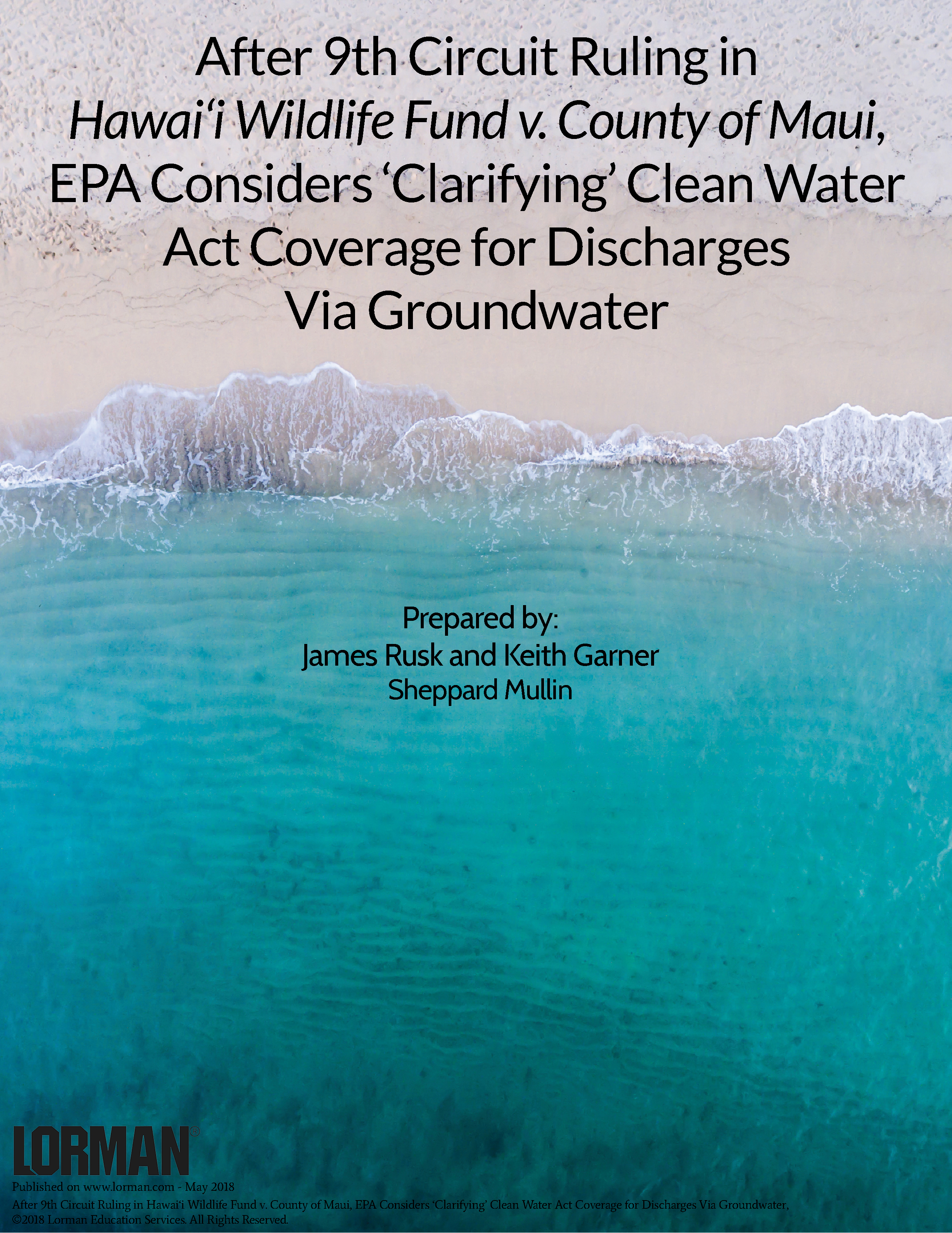 EPA Considers Clarifying Clean Water Act Coverage for Discharges via Groundwater
