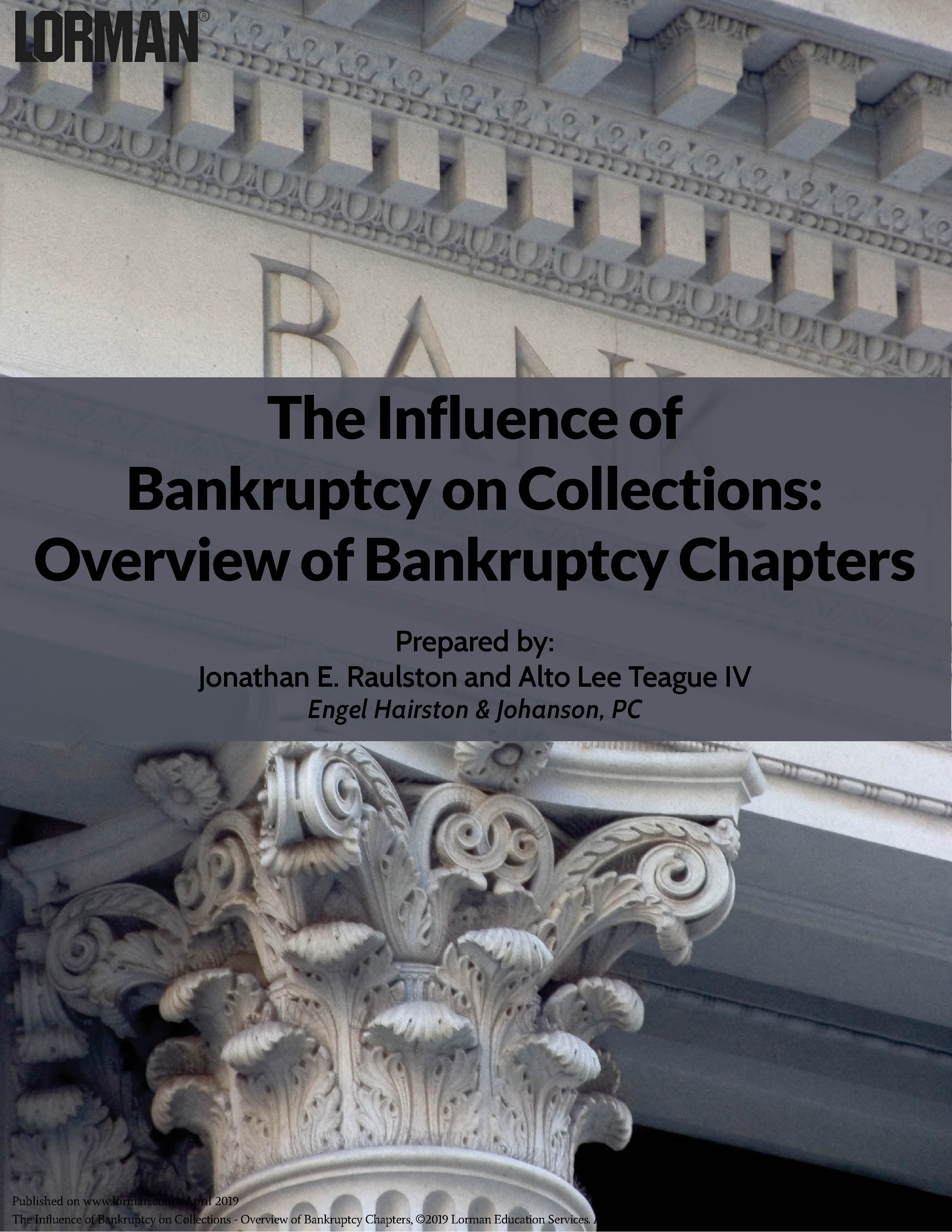 The Influence of Bankruptcy on Collections - Overview of Bankruptcy Chapters