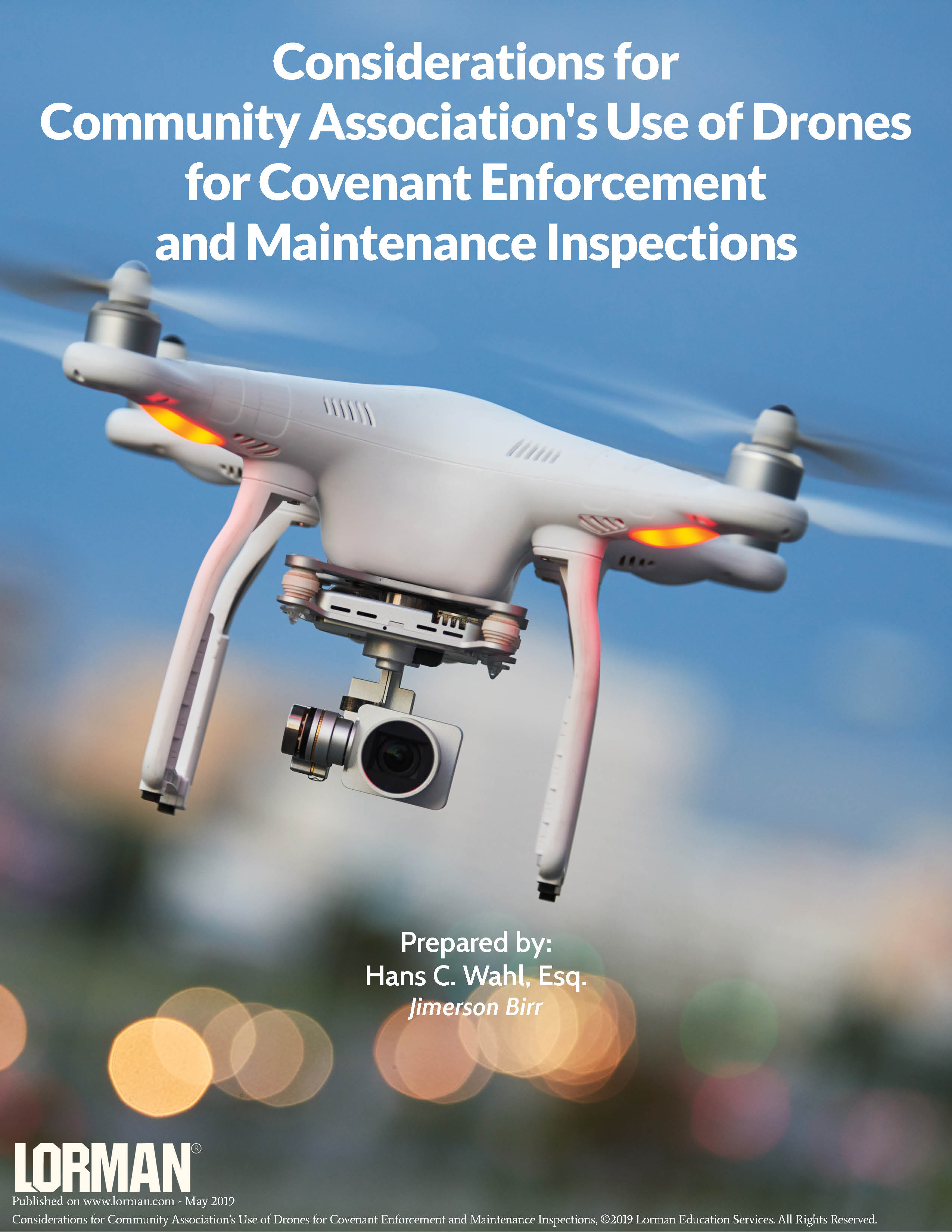 Community Association's Use of Drones for Covenant Enforcement and Maintenance Inspections