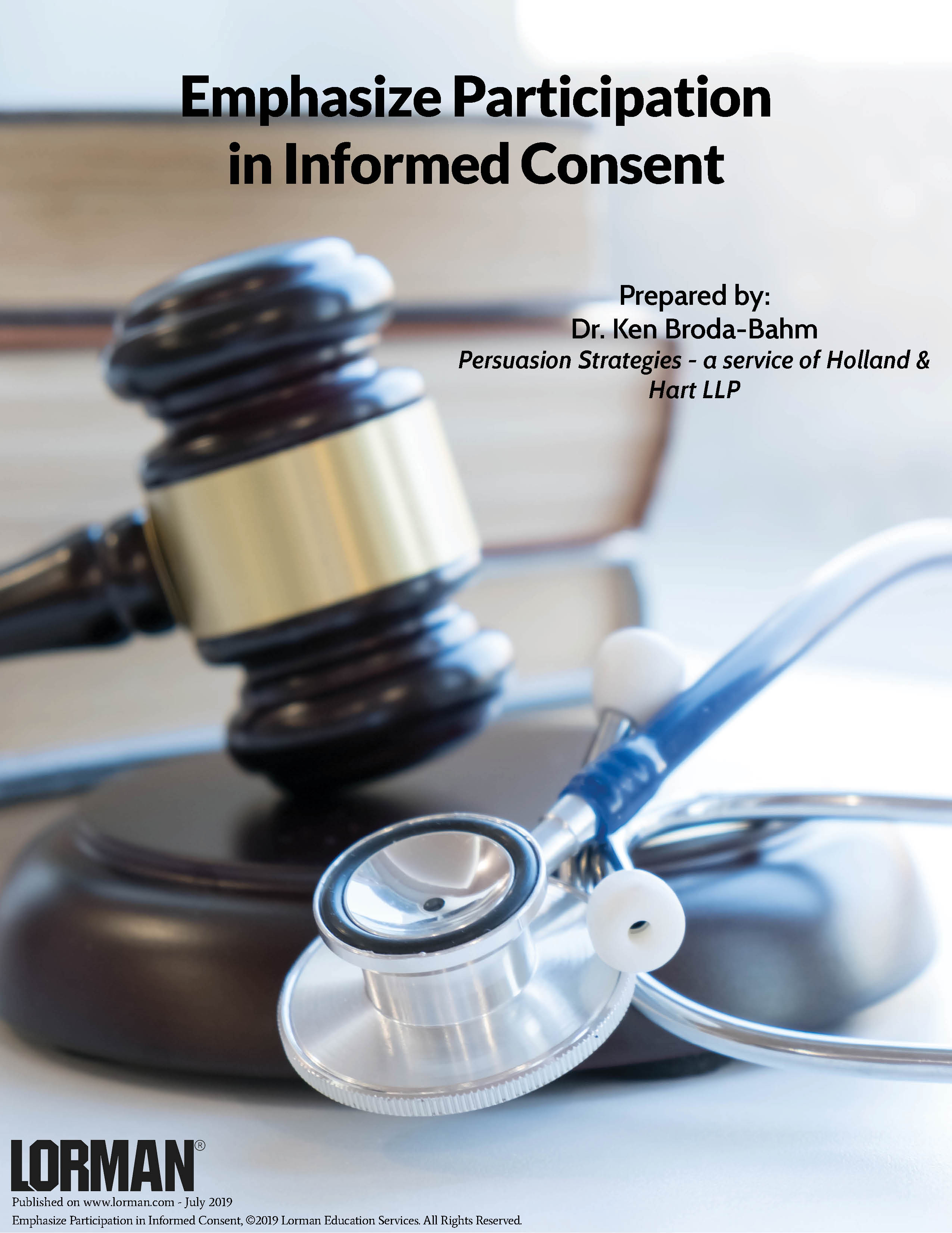 Emphasize Participation in Informed Consent
