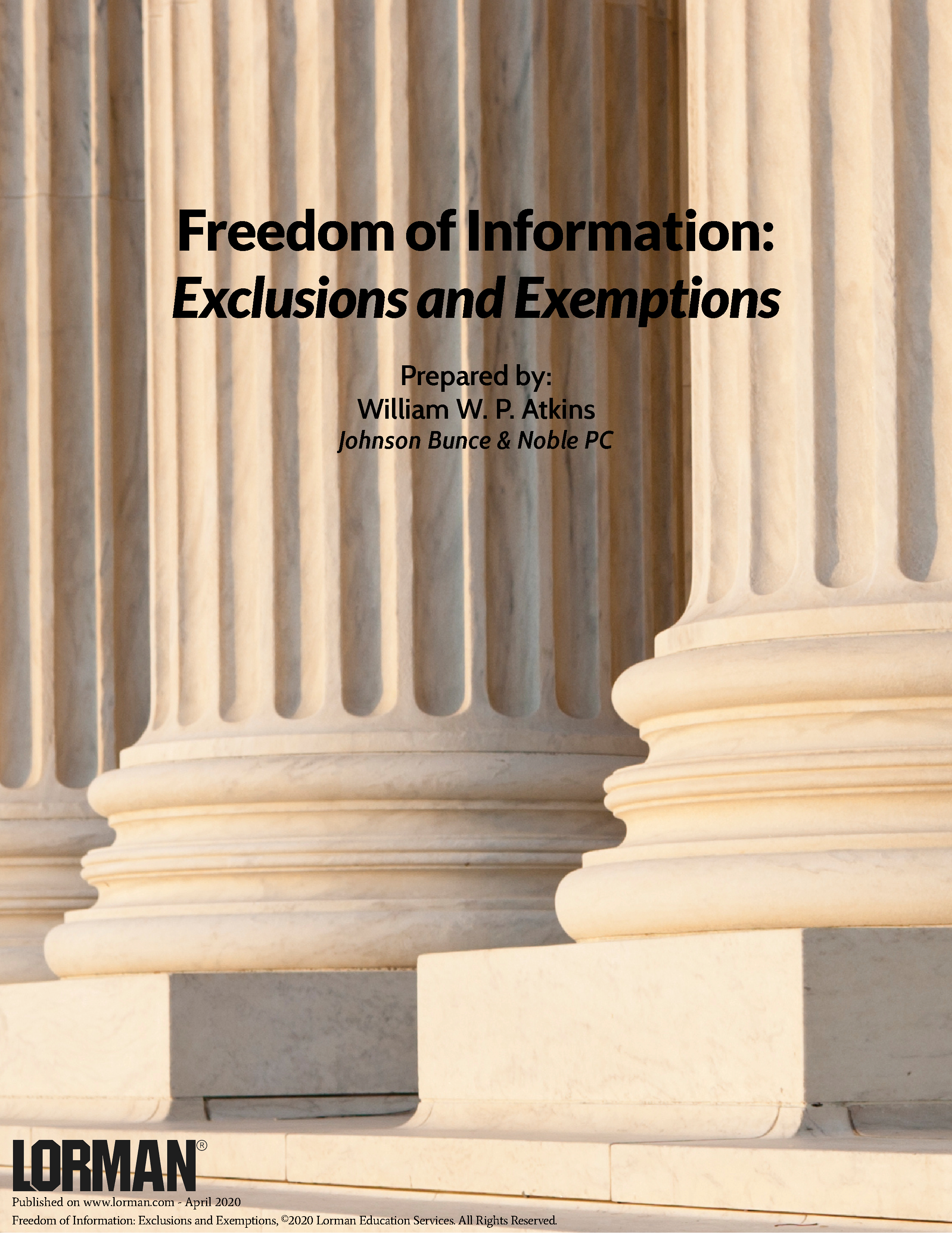 Freedom of Information - Exclusions and Exemptions