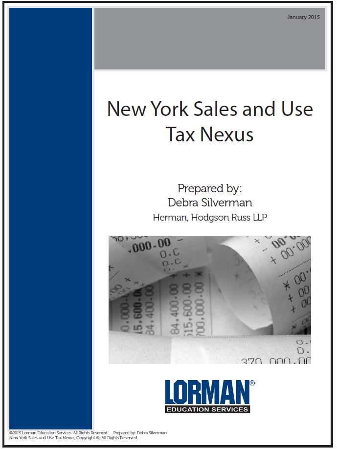 New York Sales and Use Tax Nexus