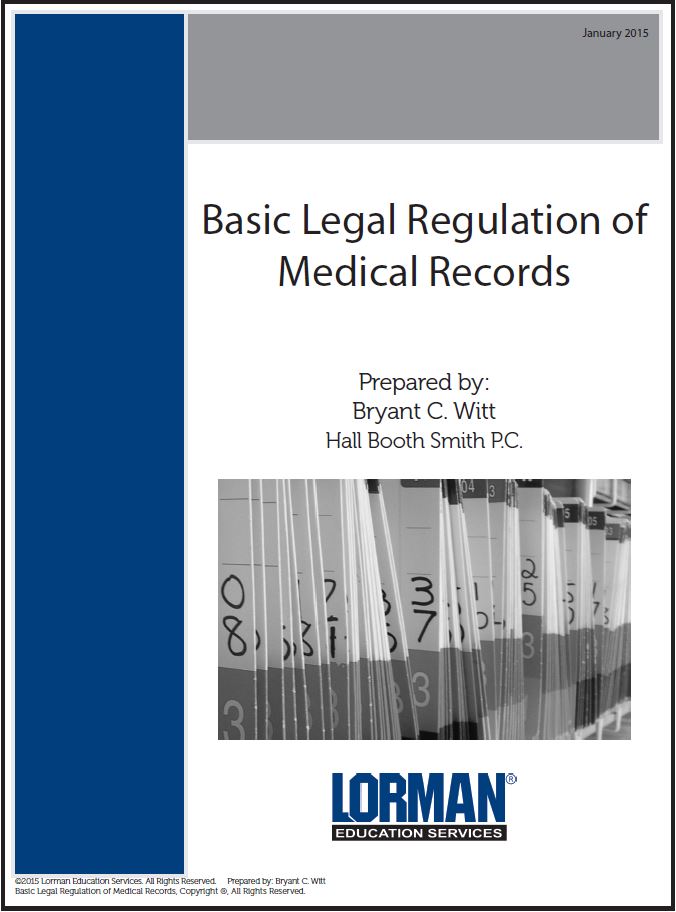 Basic Legal Regulation of Medical Records