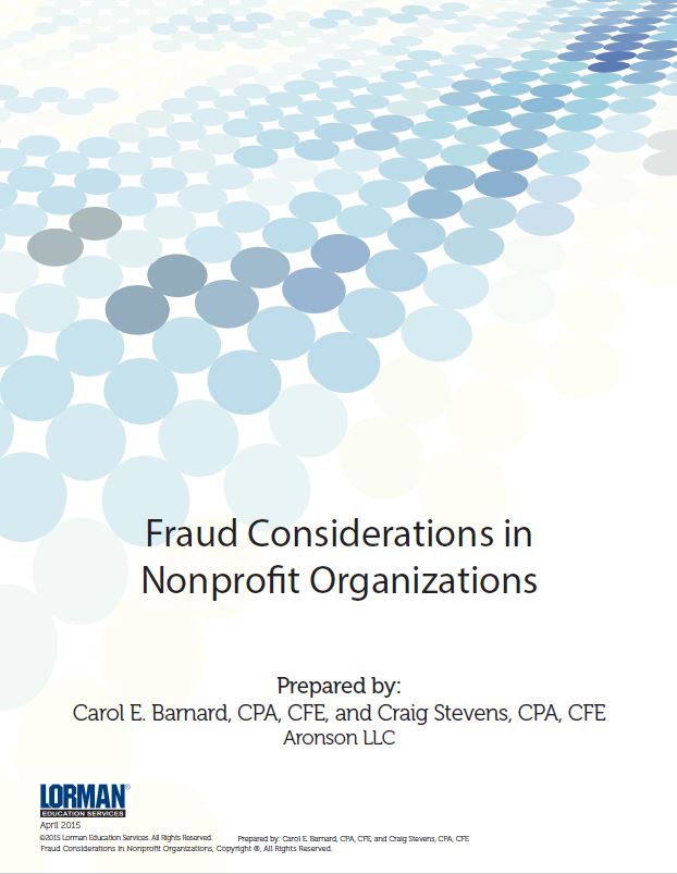 Fraud Considerations in Nonprofit Organizations