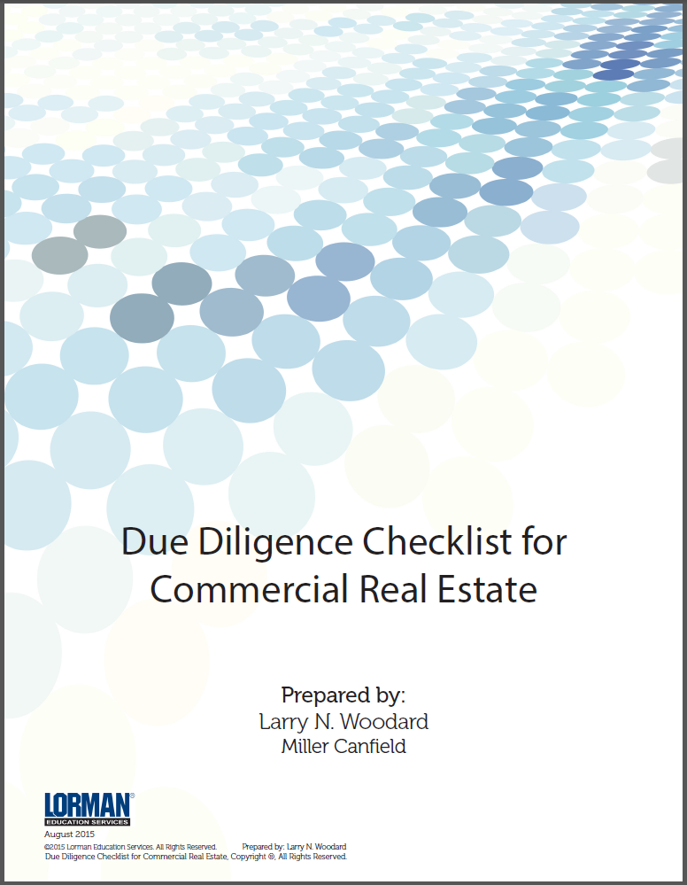 Due Diligence Checklist for Commercial Real Estate