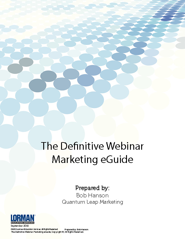 The Definitive Webinar Marketing eGuide