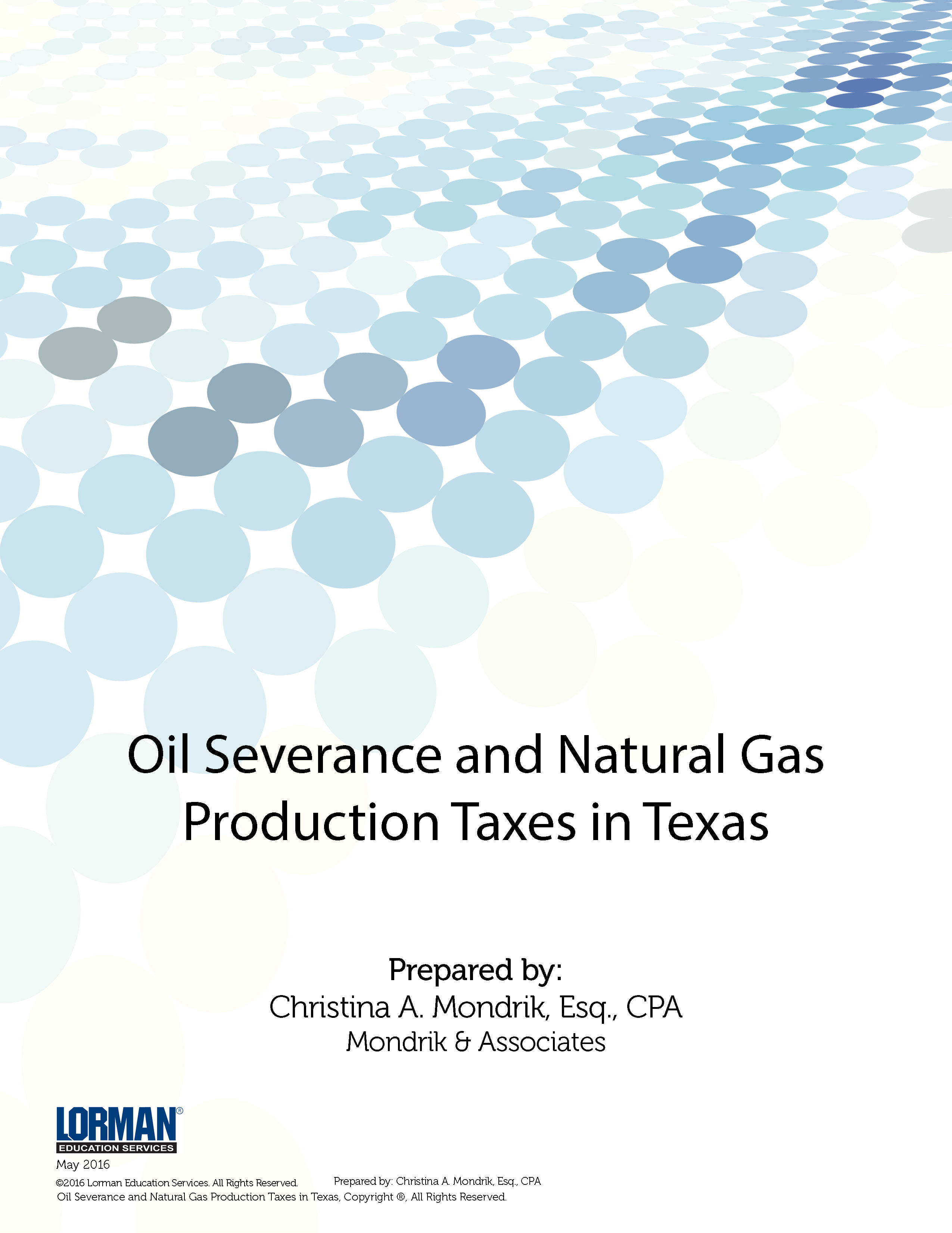 Oil Severance and Natural Gas Production Taxes in Texas