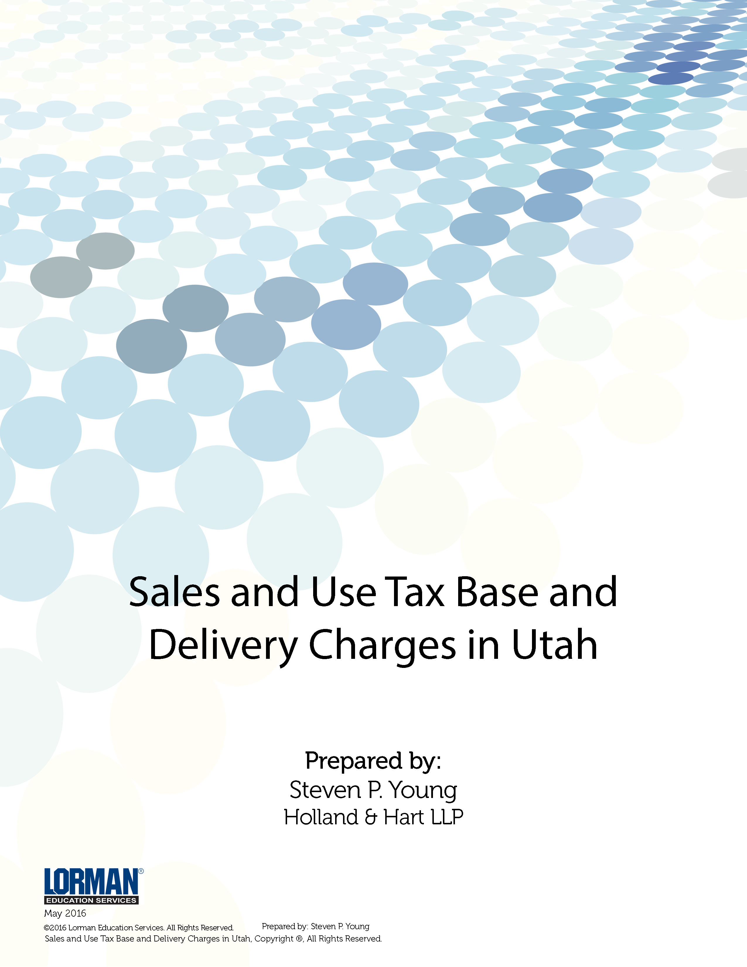 Sales and Use Tax Base and Delivery Charges in Utah