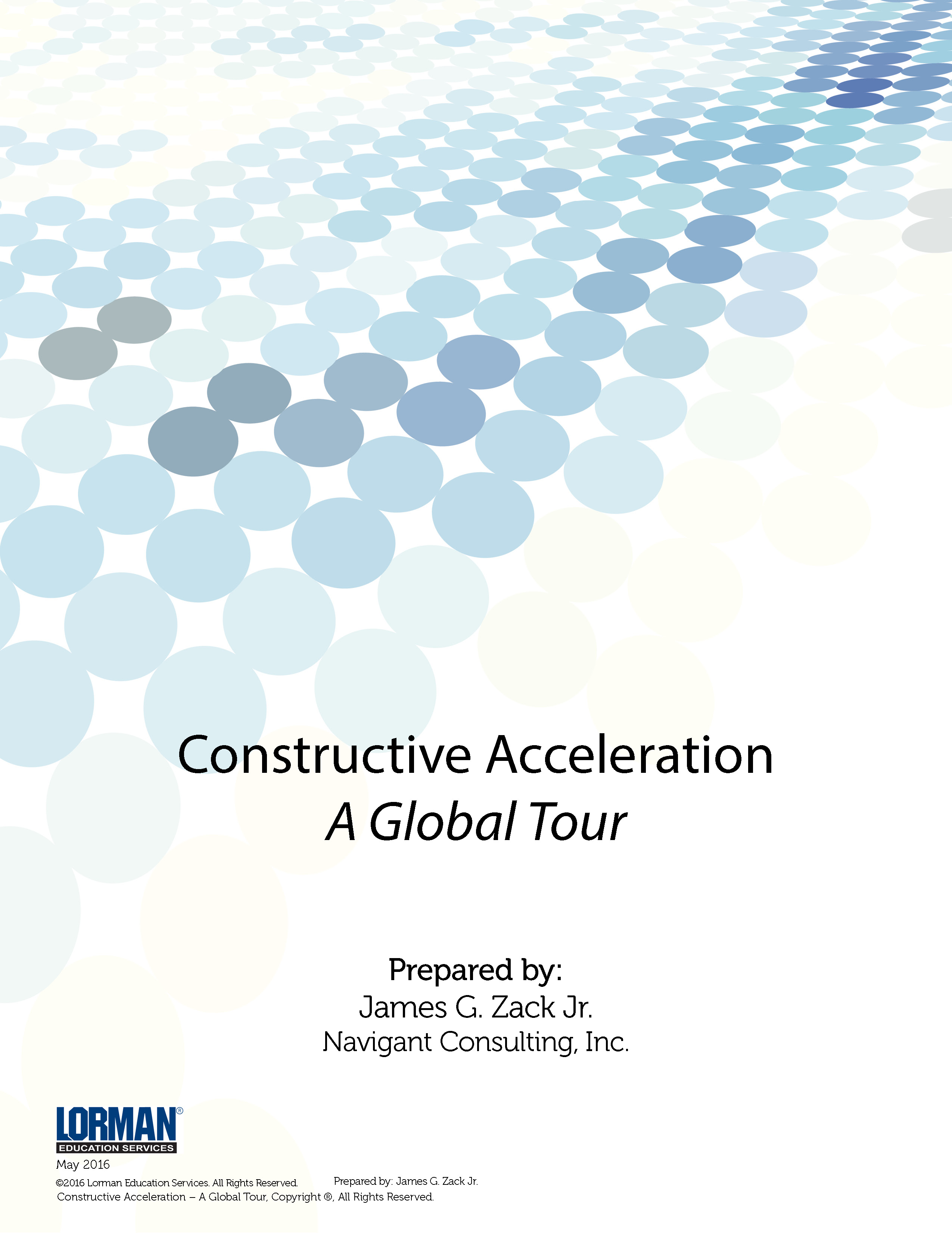 Constructive Acceleration - A Global Tour