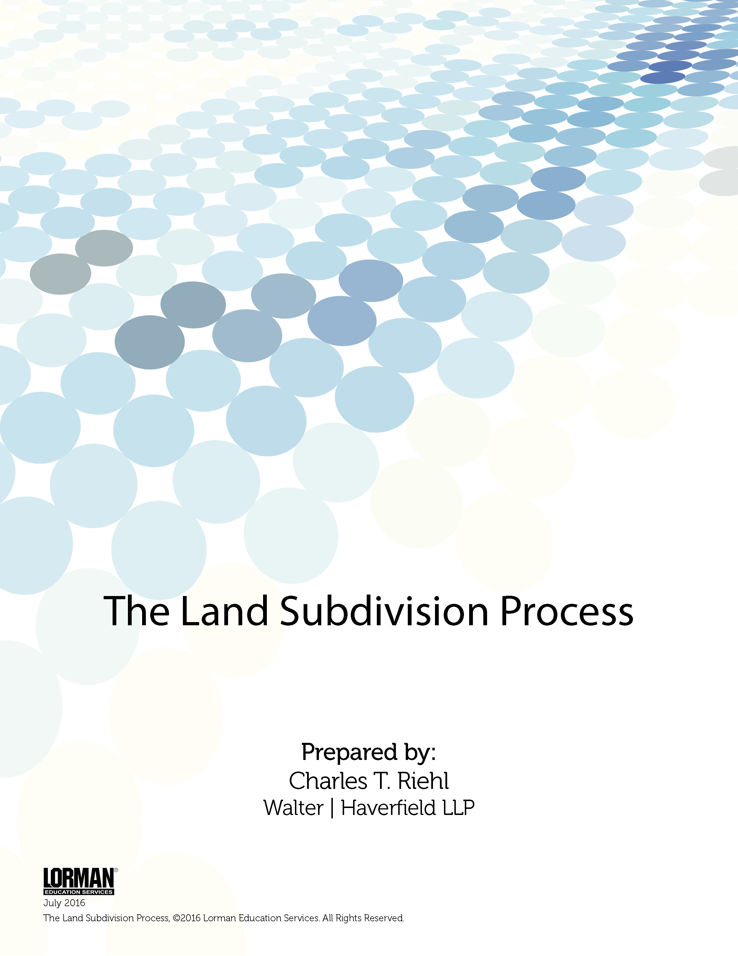 The Land Subdivision Process in Ohio