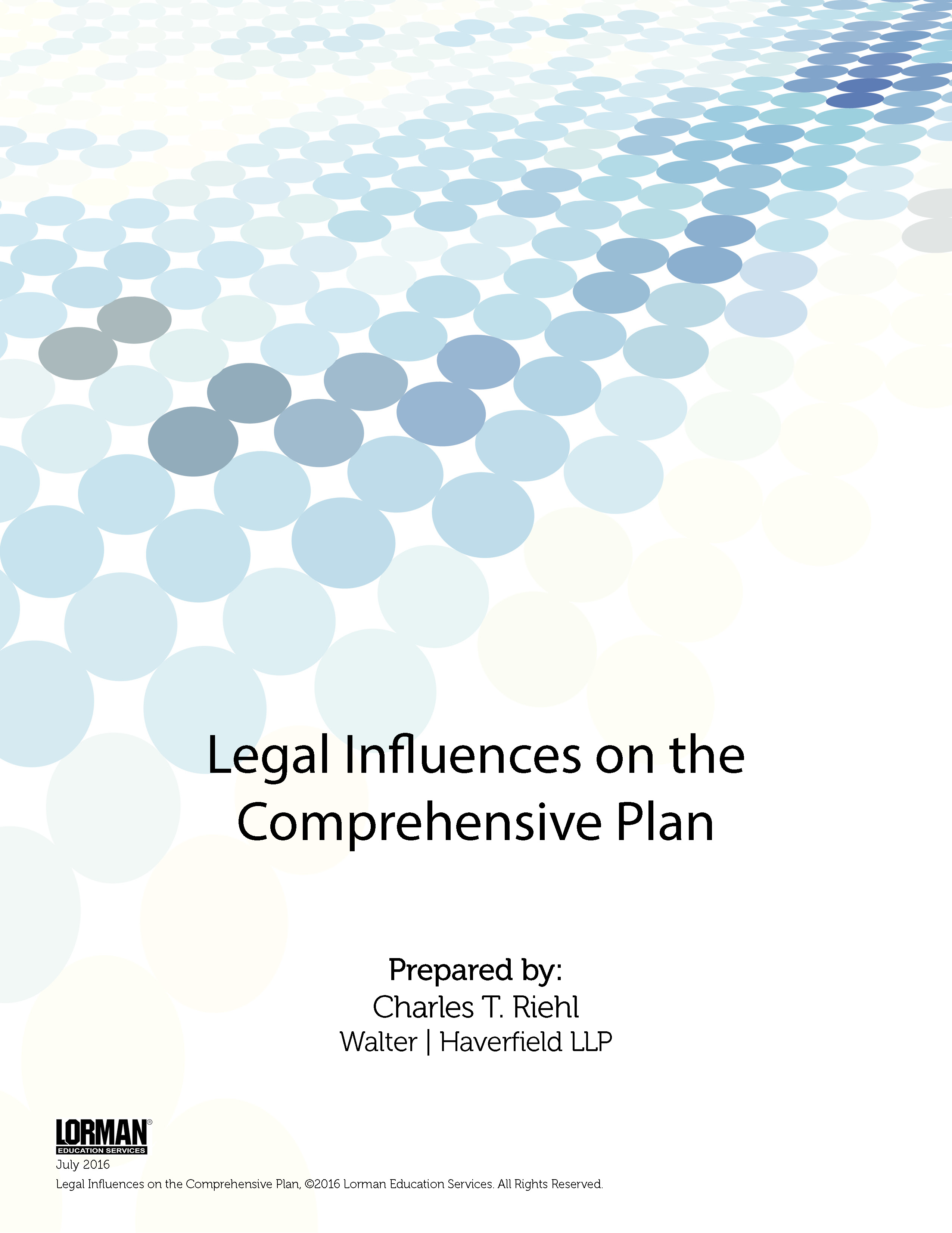 Legal Influences on the Comprehensive Plan in Ohio