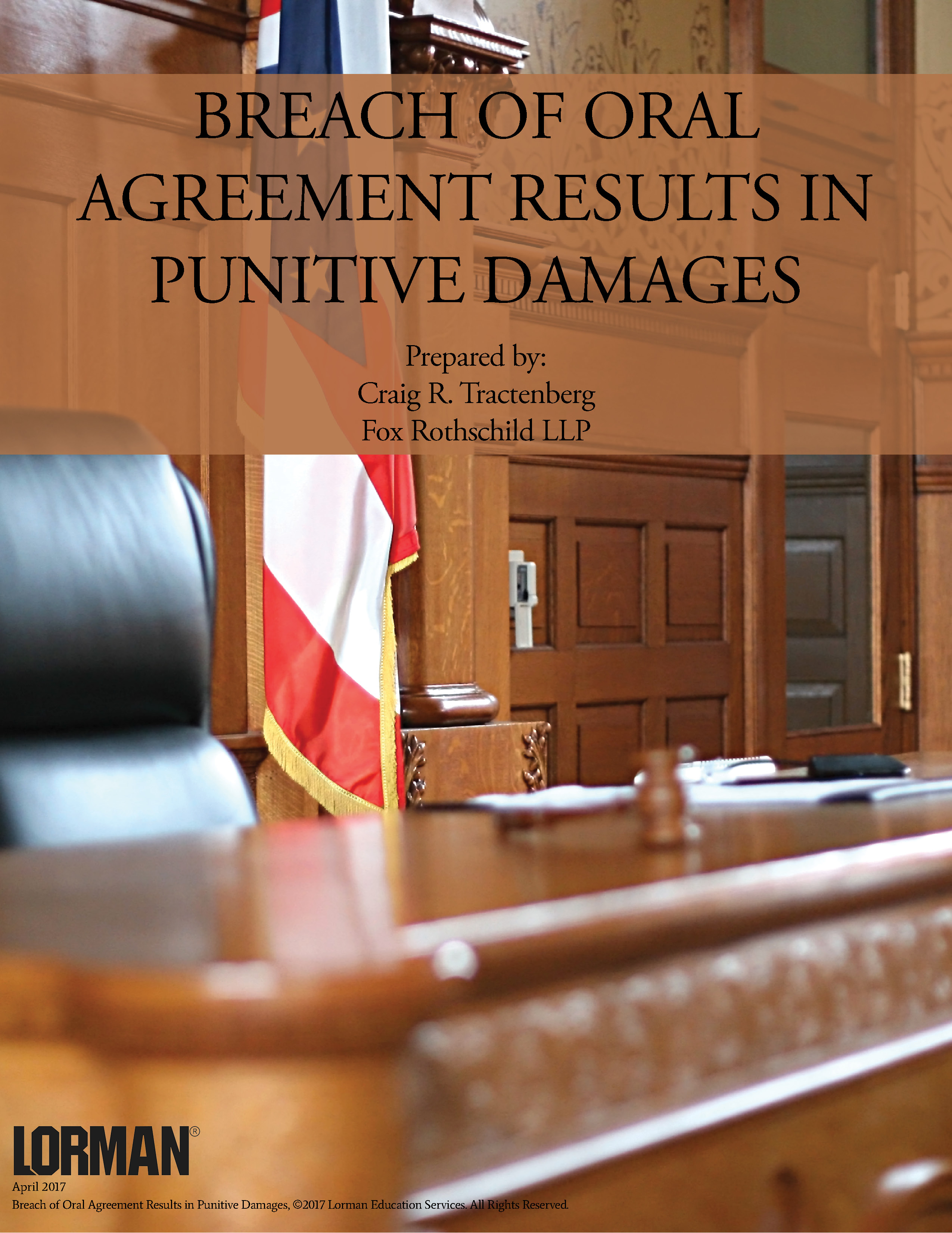 Breach of Oral Agreement Results in Punitive Damages
