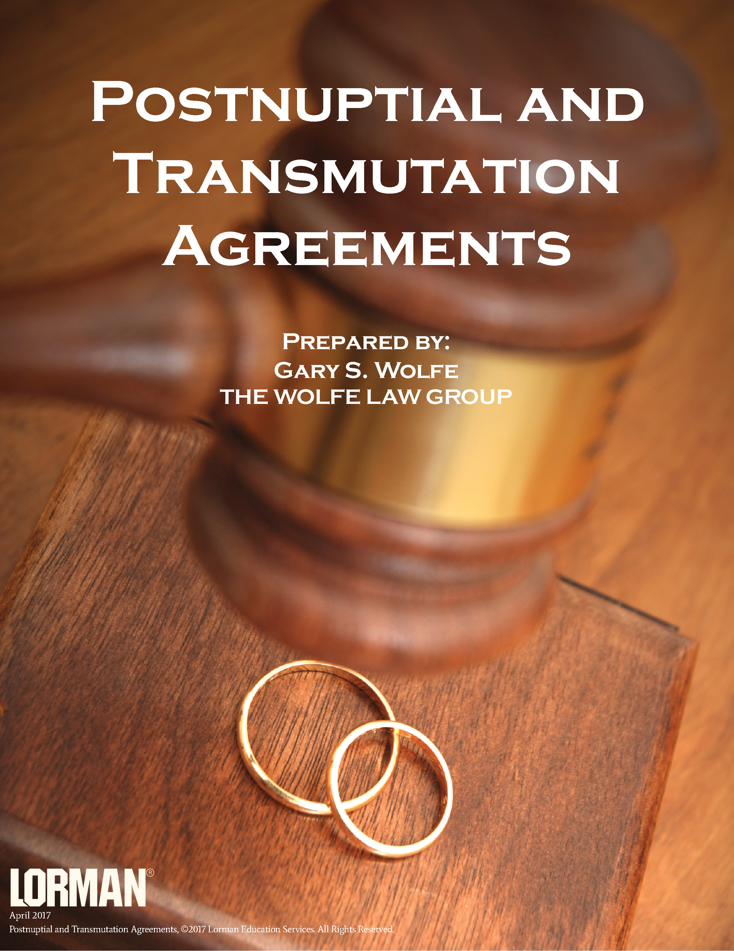 Postnuptial and Transmutation Agreements