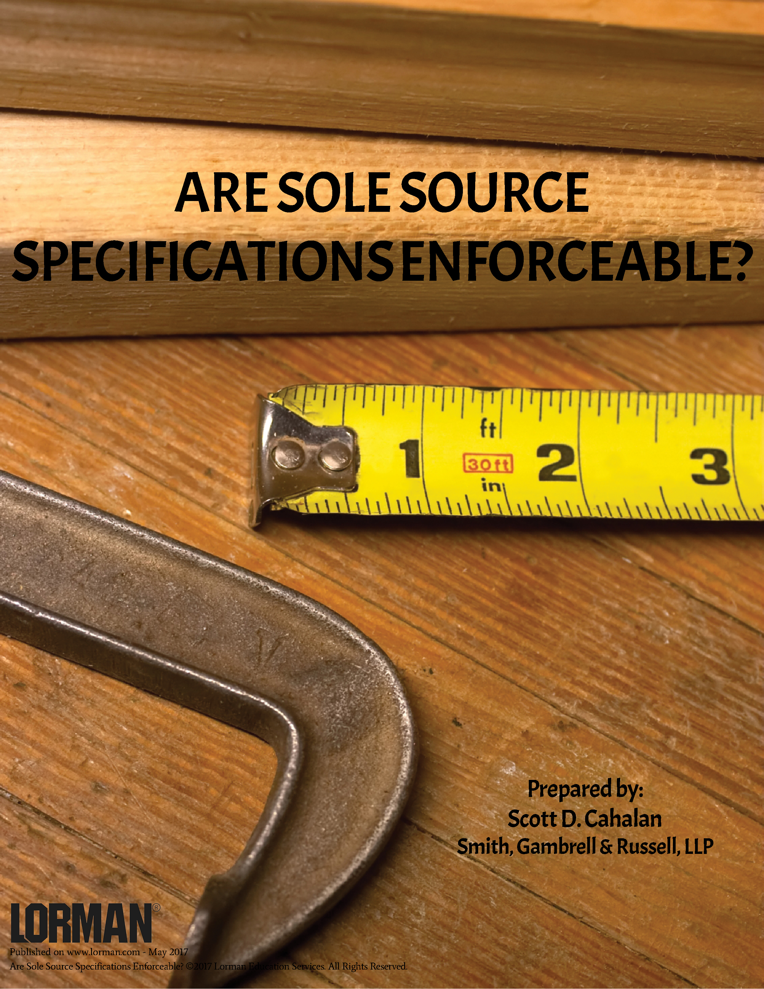 Are Sole Source Specifications Enforceable?