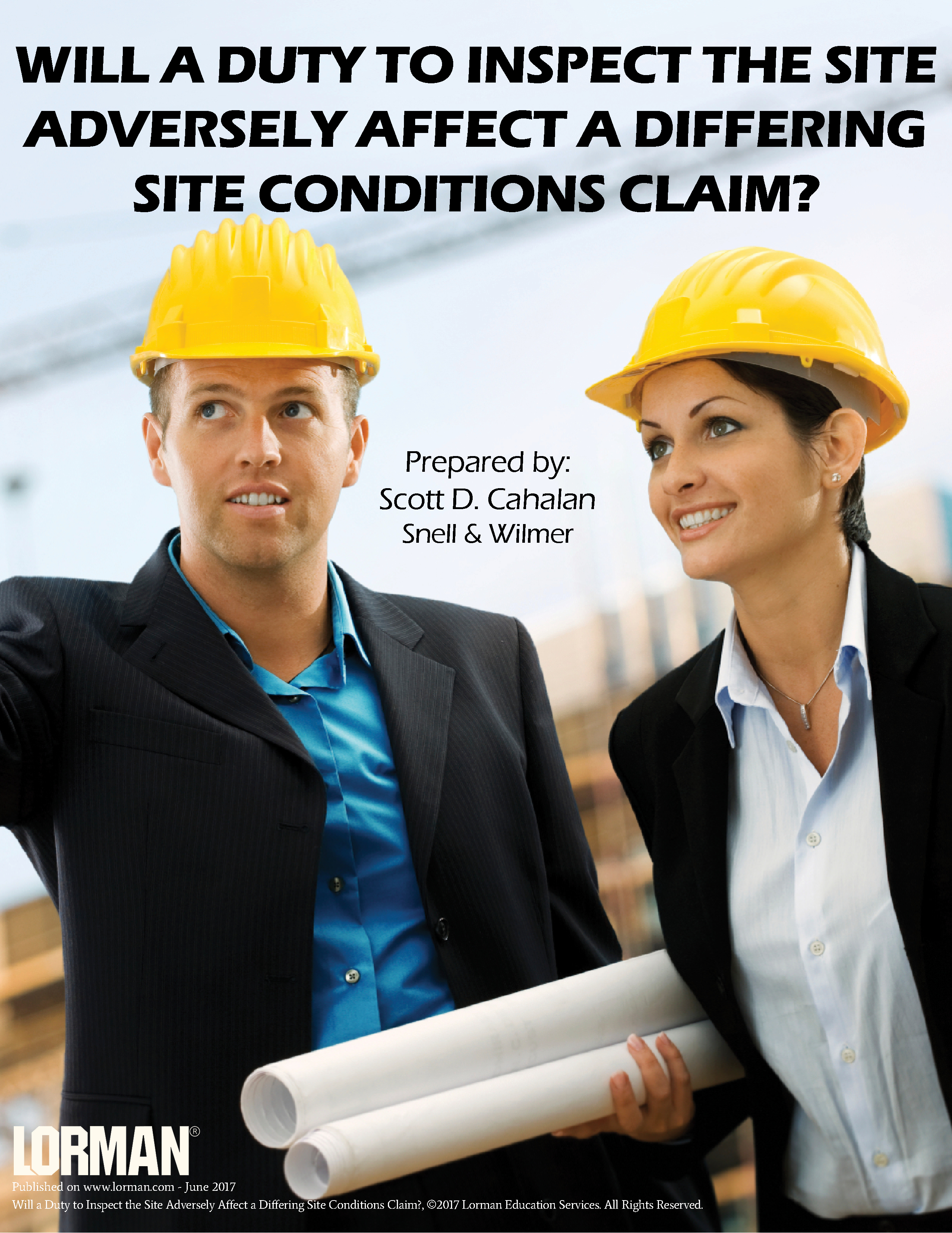 Will a Duty to Inspect the Site Adversely Affect a Differing Site Conditions Claim?