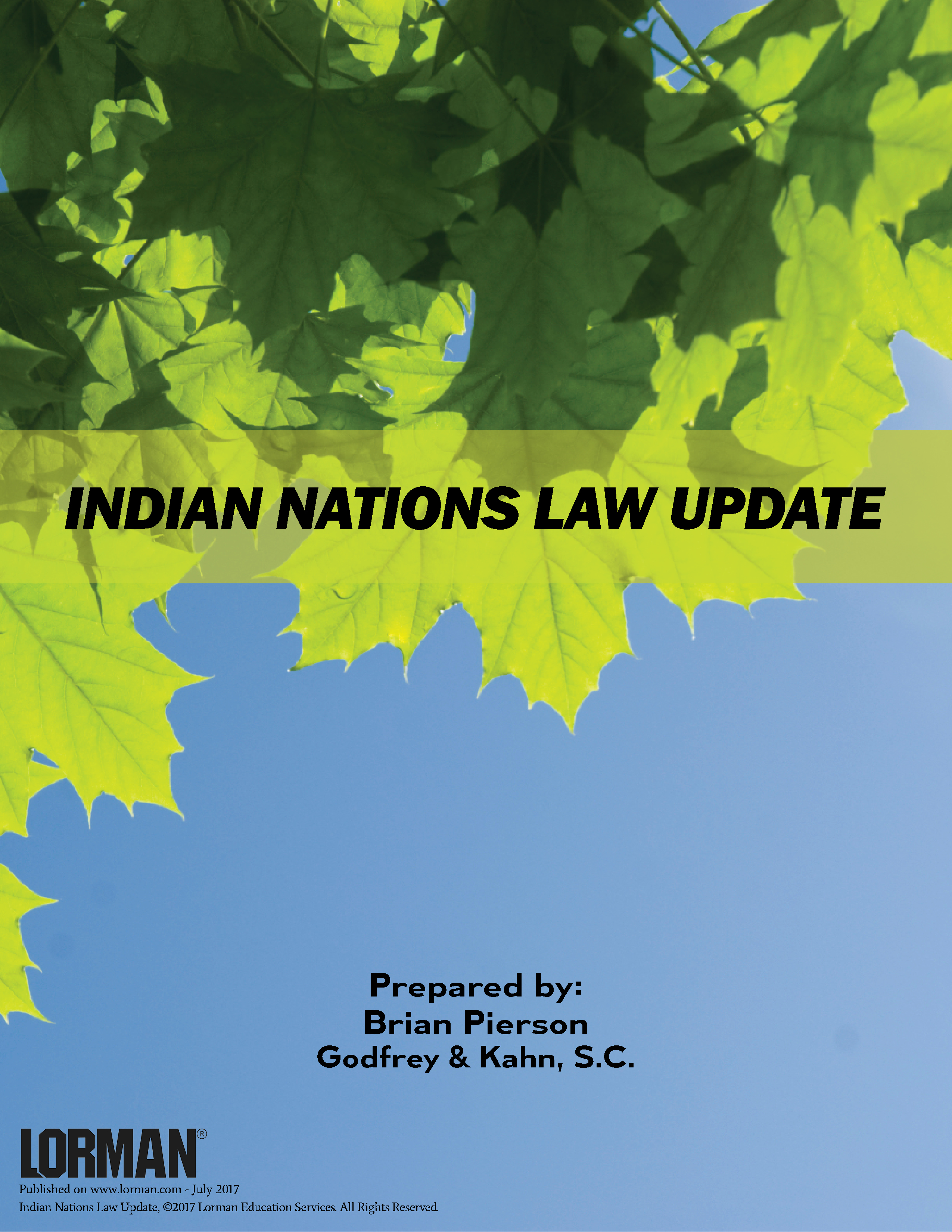 Indian Nations Law Update
