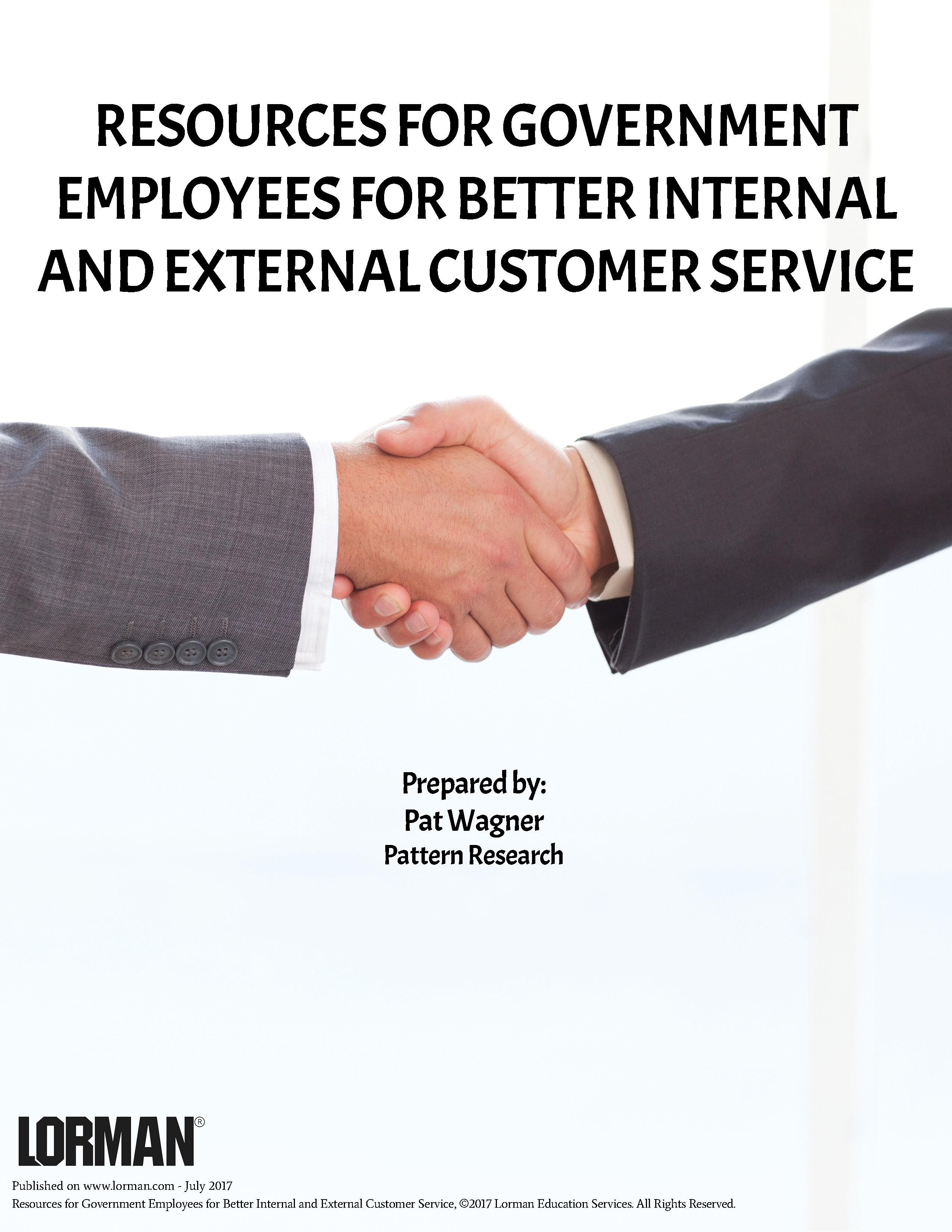 Resources for Government Employees for Better Internal and External Customer Service