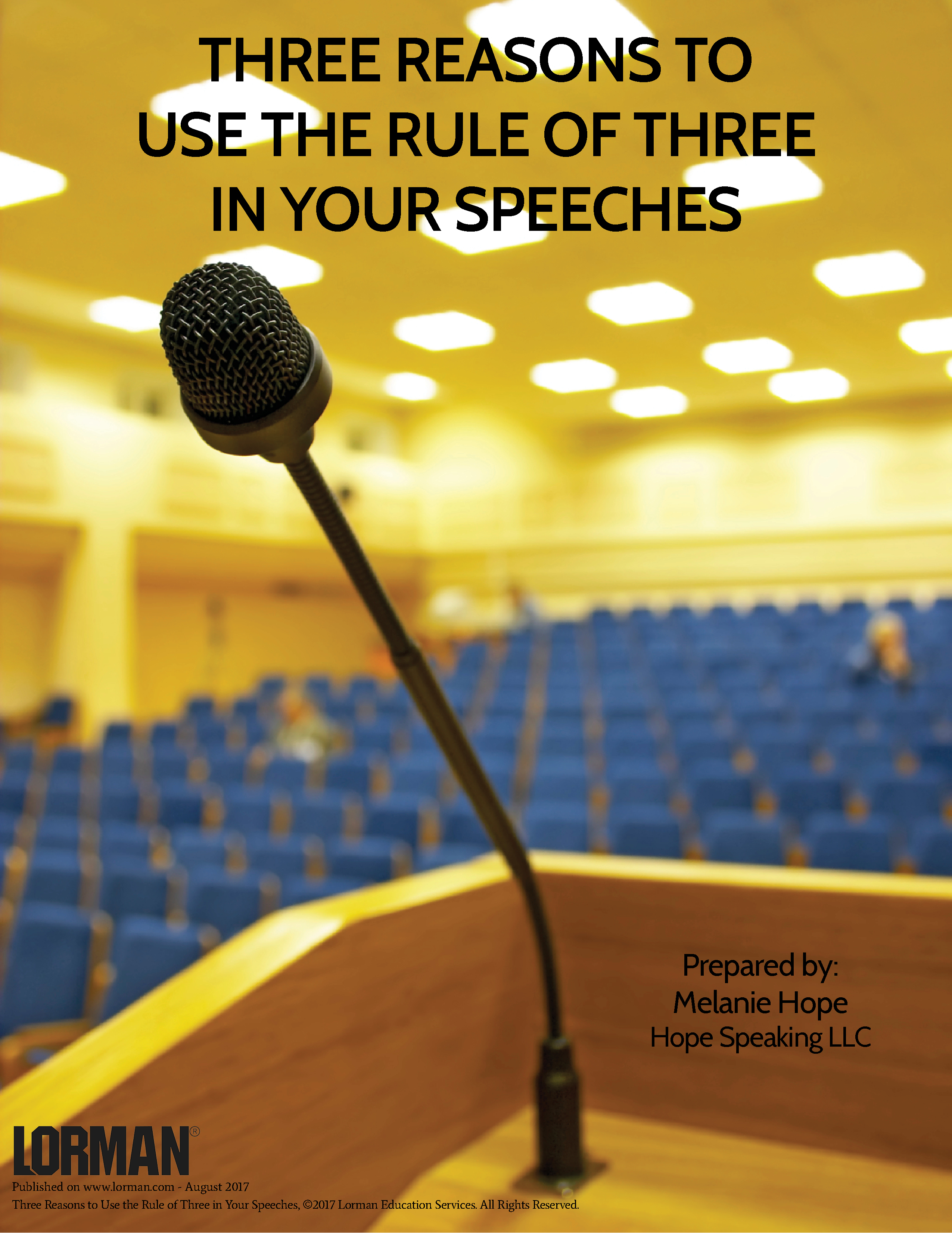 speech writing rule of three