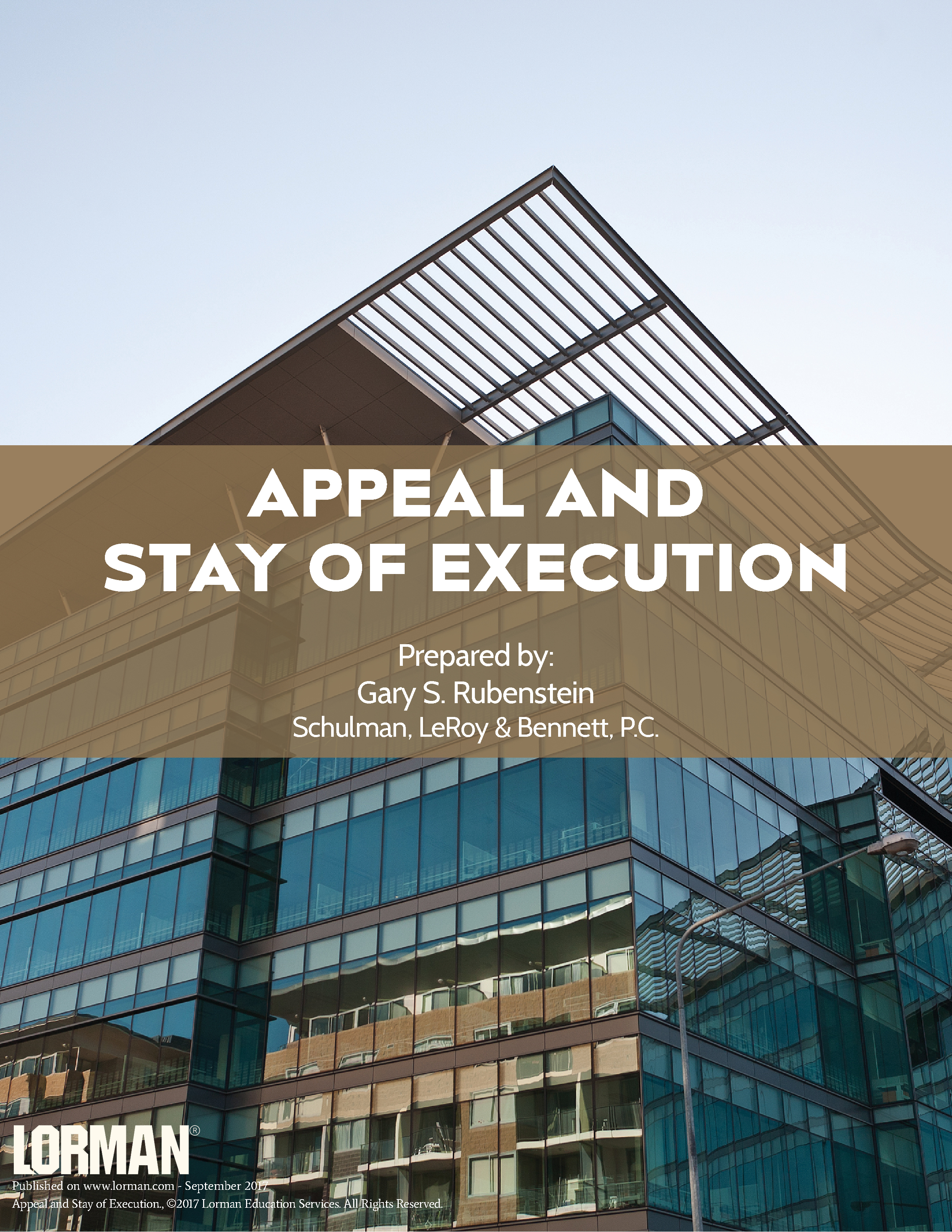 Appeal and Stay of Execution