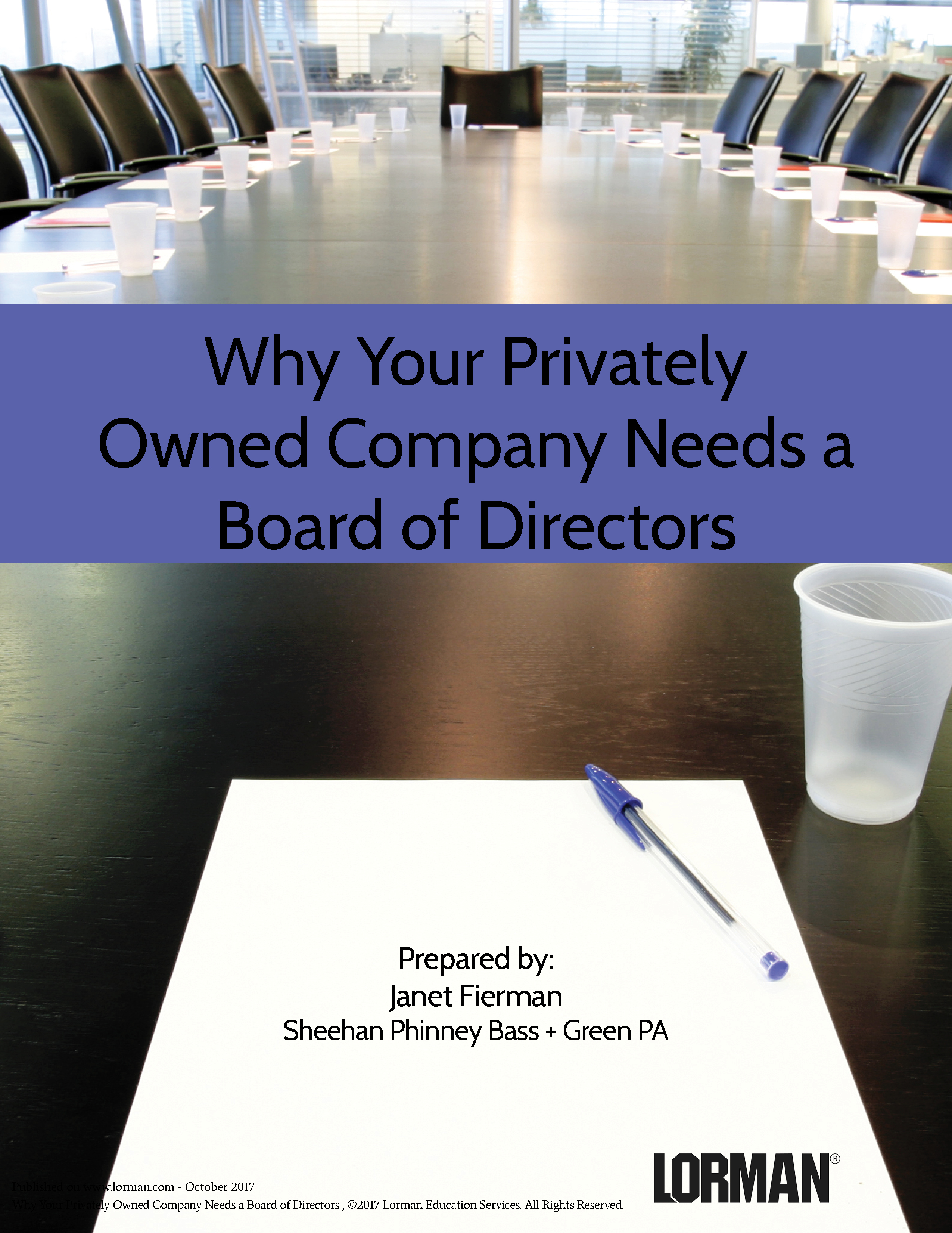 Why Your Privately Owned Company Needs a Board of Directors