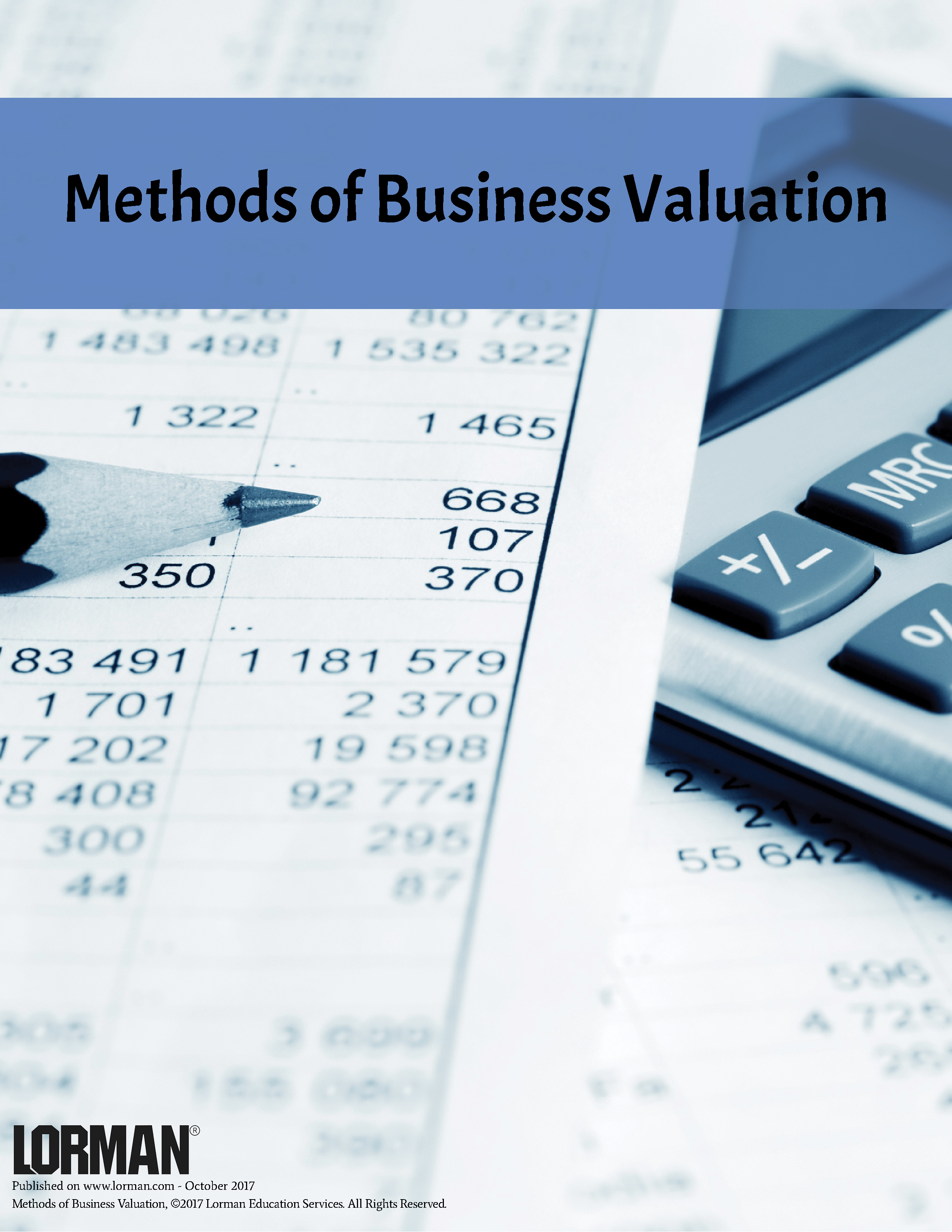 Methods of Business Valuation