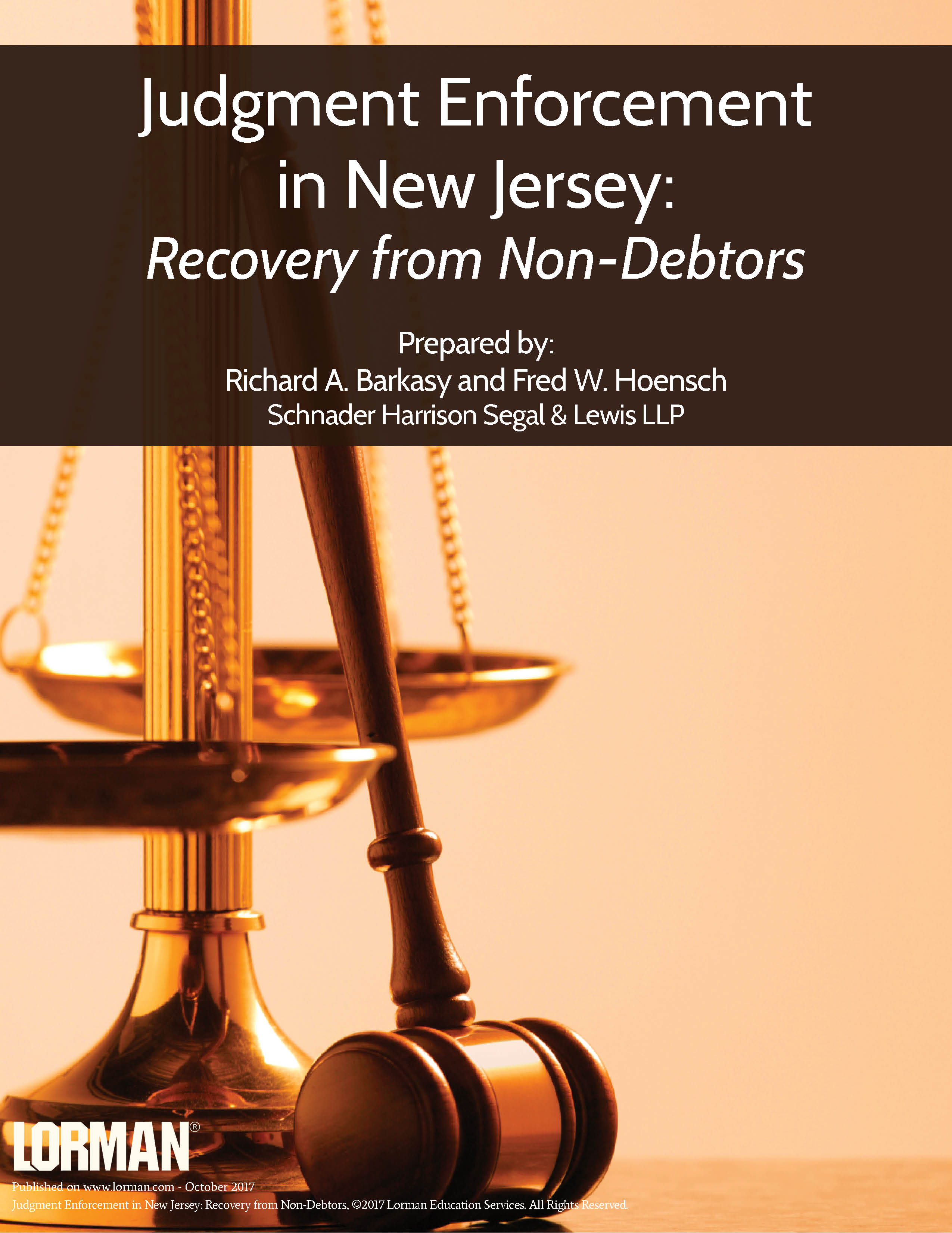 Judgment Enforcement in New Jersey: Recovery from Non-Debtors