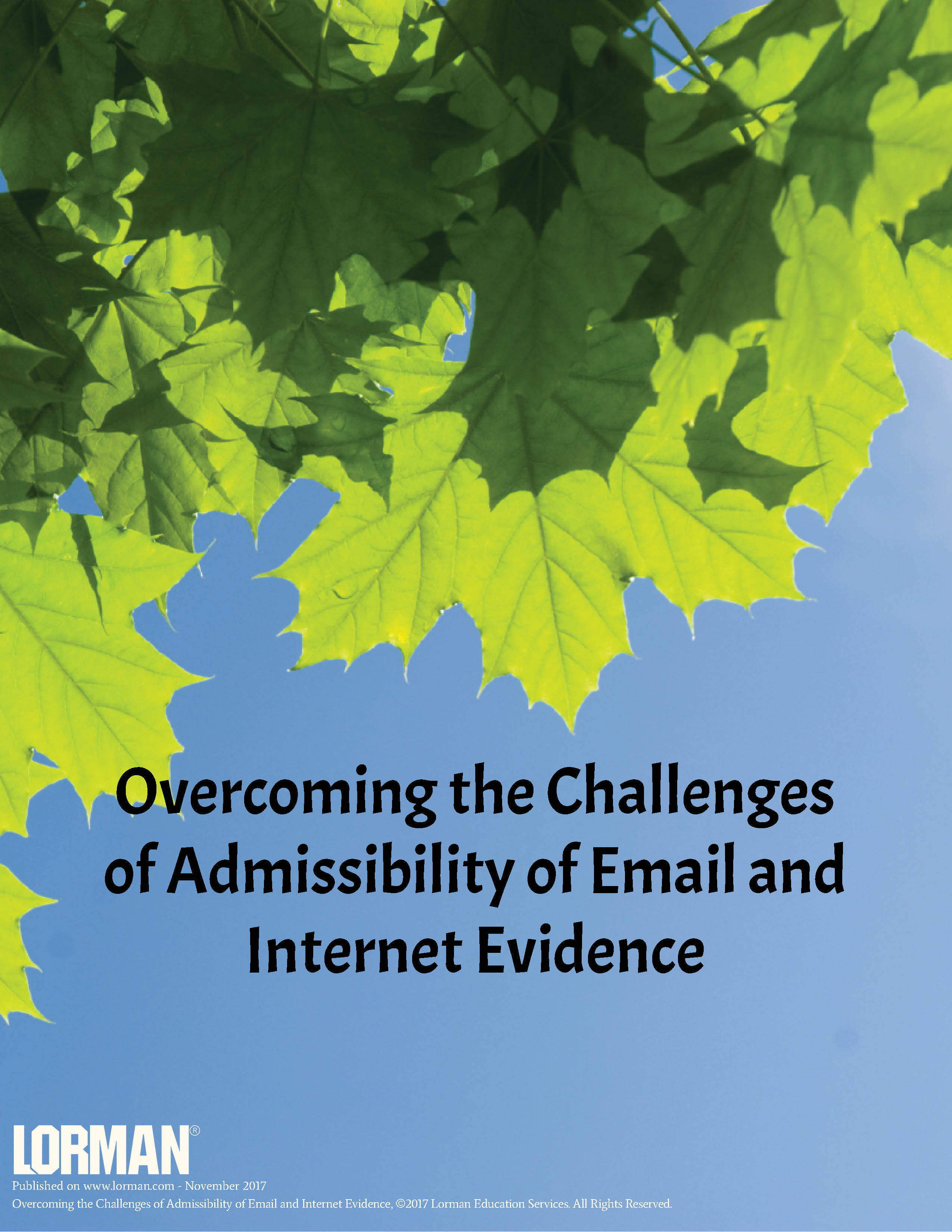 Overcoming the Challenges of Admissibility of Email and Internet Evidence