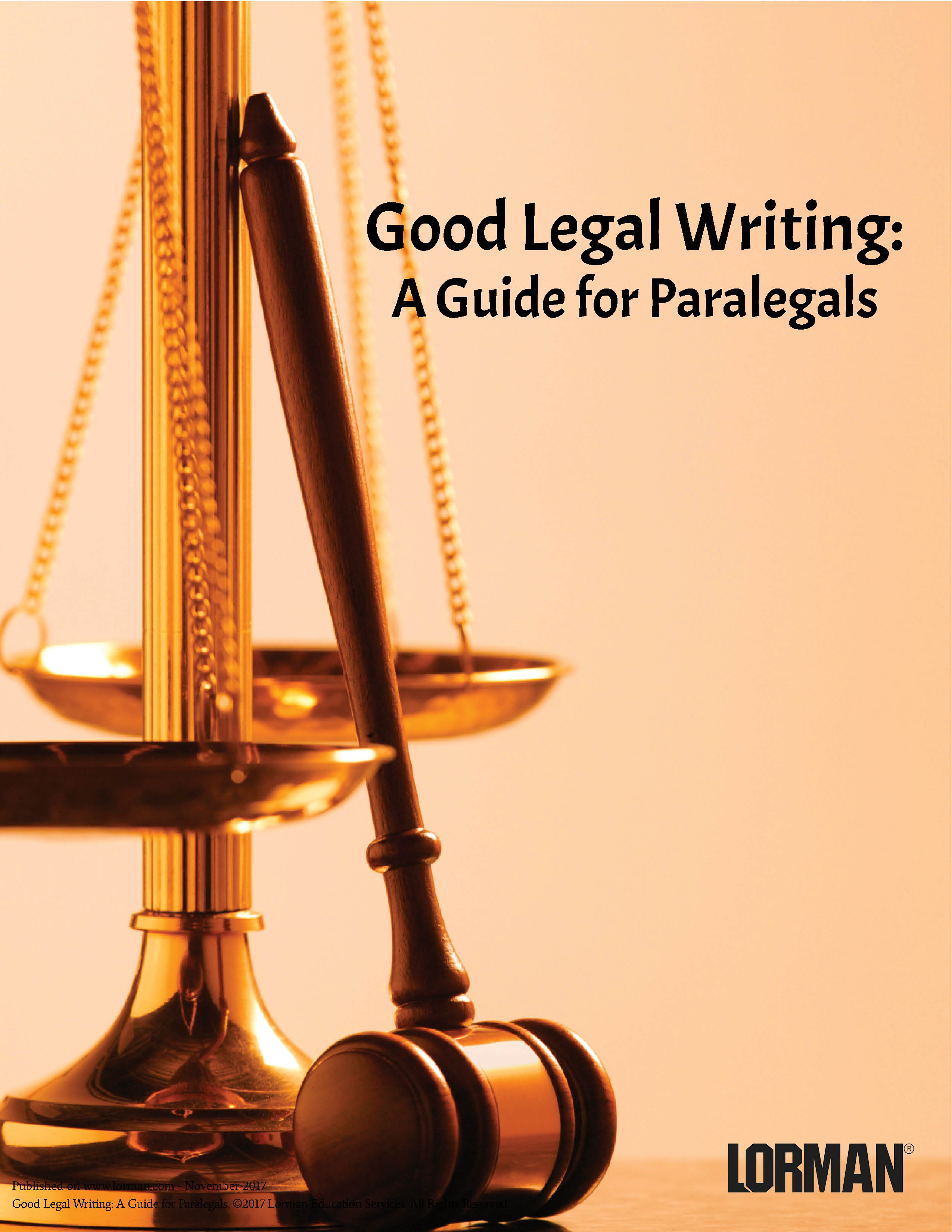 Good Legal Writing: A Guide for Paralegals